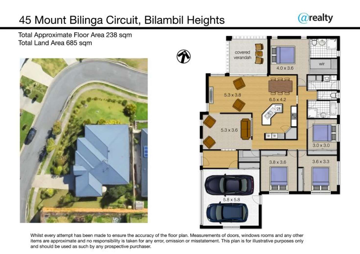 Floorplan of Homely house listing, 45 Mount Bilinga Circuit, Bilambil Heights NSW 2486