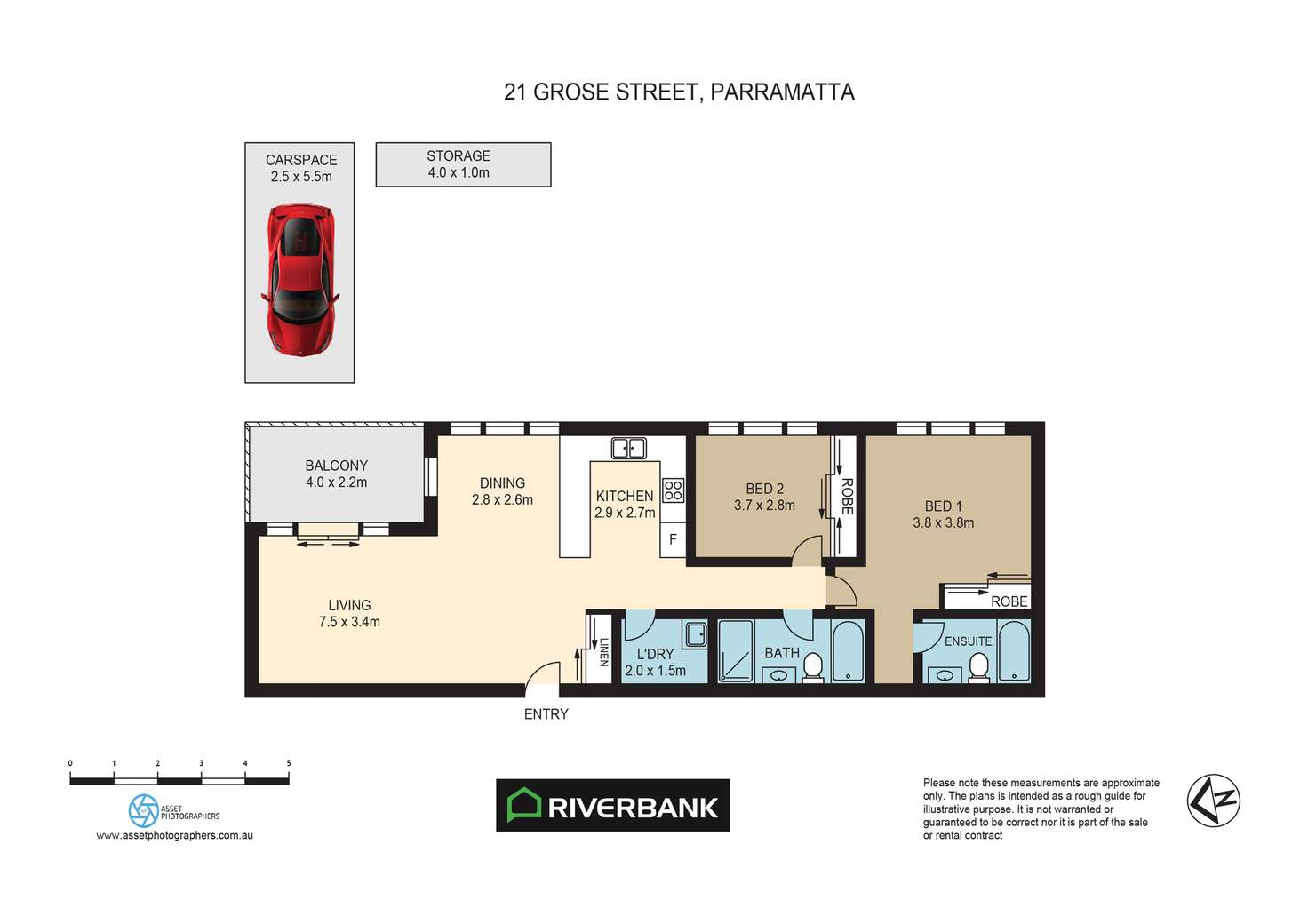 Floorplan of Homely apartment listing, 20/21-23 Grose St, Parramatta NSW 2150