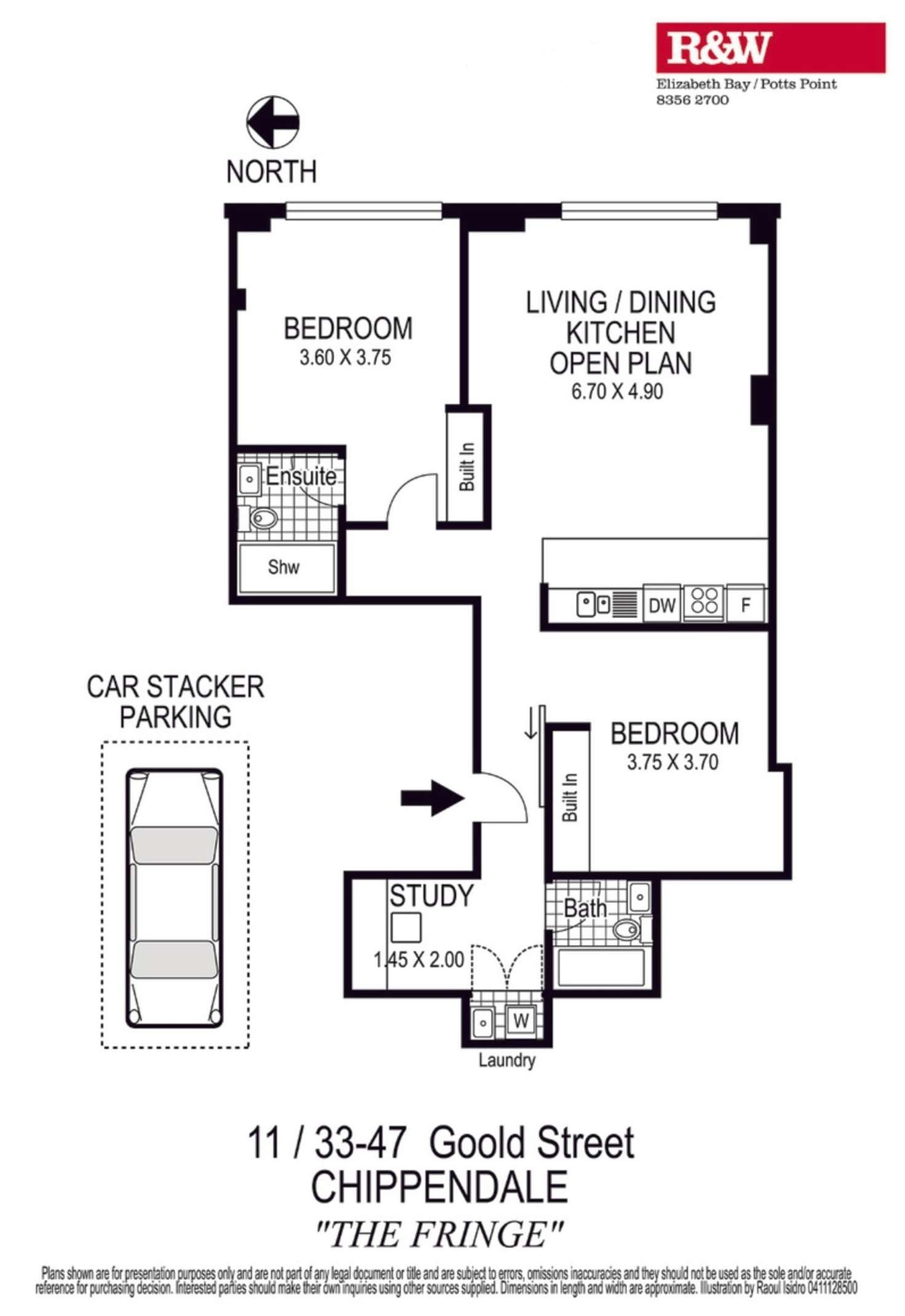 Floorplan of Homely apartment listing, 11/33-47 Goold Street, Chippendale NSW 2008