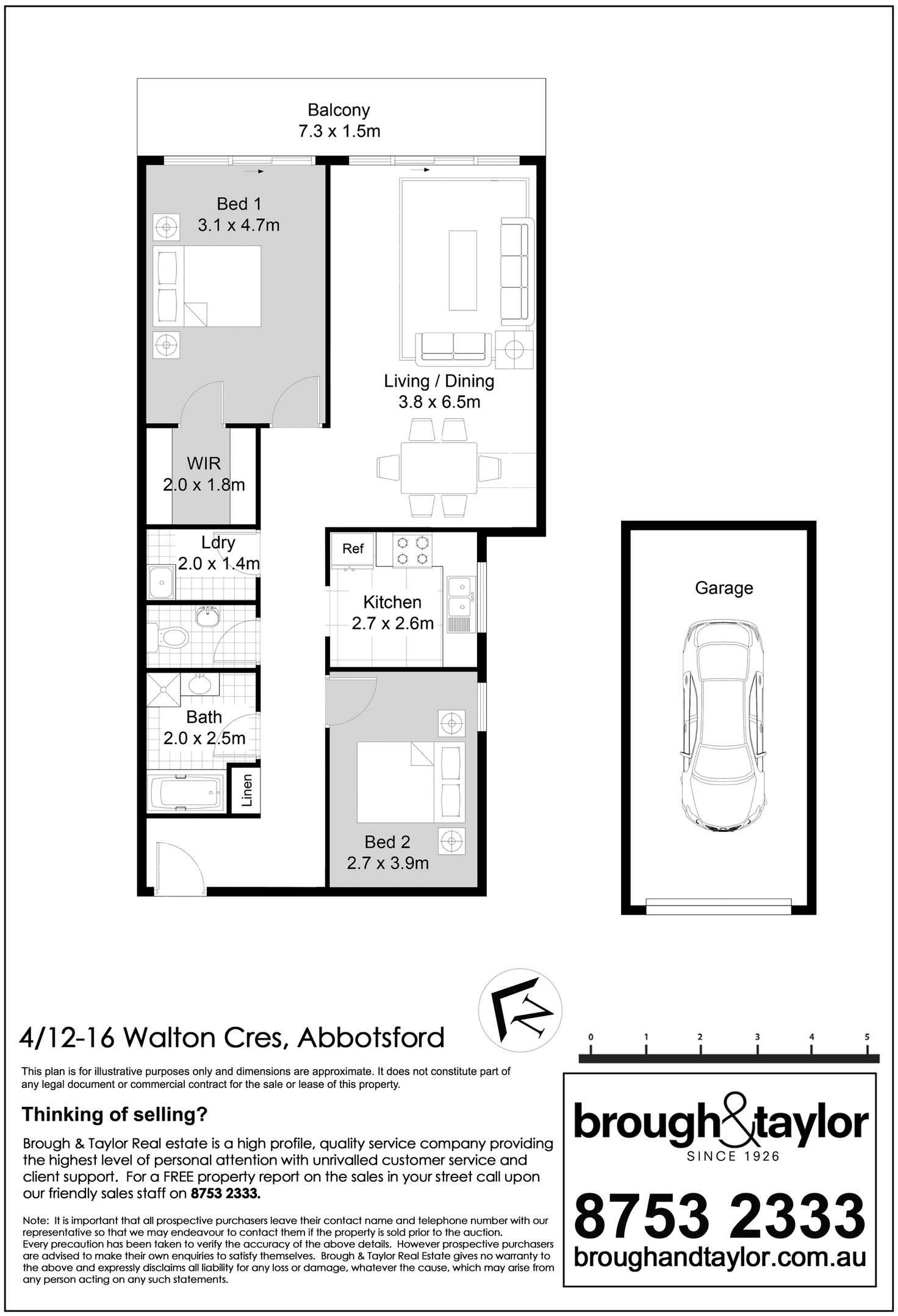Floorplan of Homely unit listing, 4/12 Walton Crescent, Abbotsford NSW 2046