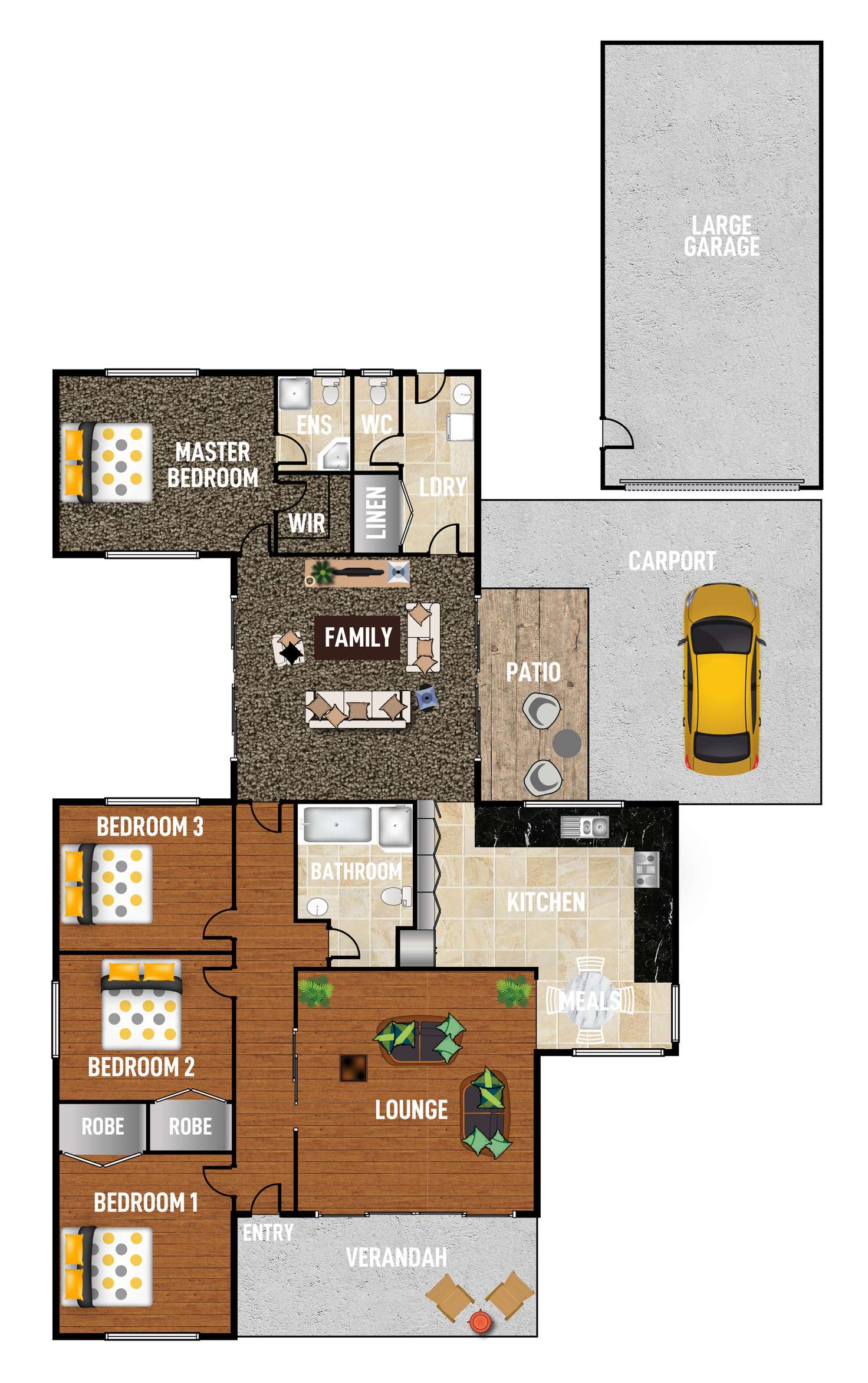 Floorplan of Homely house listing, 4 Rodney Street, Bayswater VIC 3153