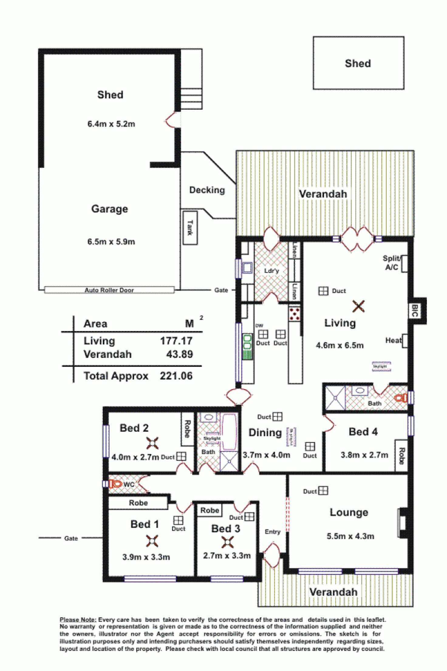 Floorplan of Homely house listing, 13 Tarraleah Street, Banksia Park SA 5091