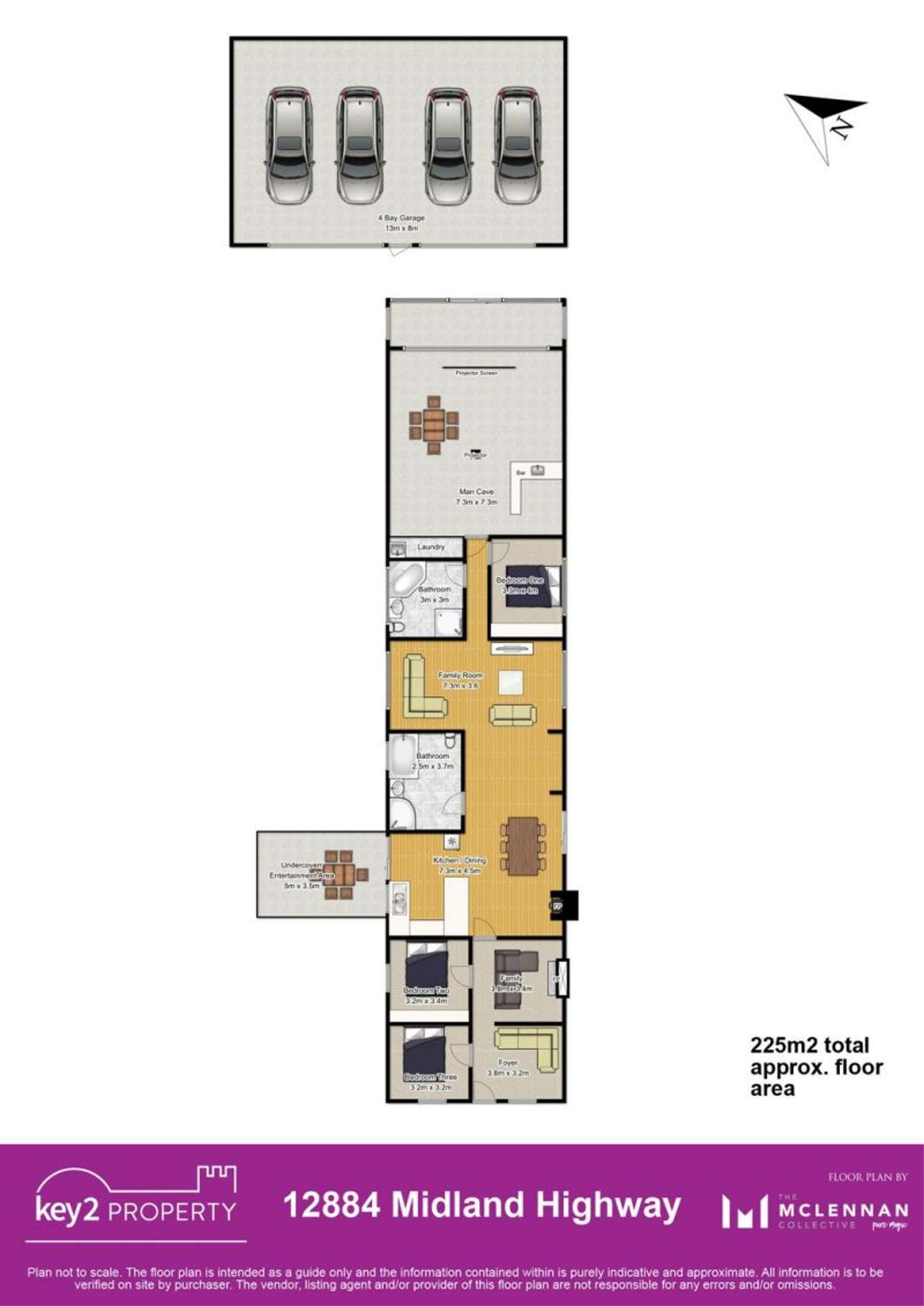 Floorplan of Homely house listing, 12884 Midlands Highway, Cleveland TAS 7211