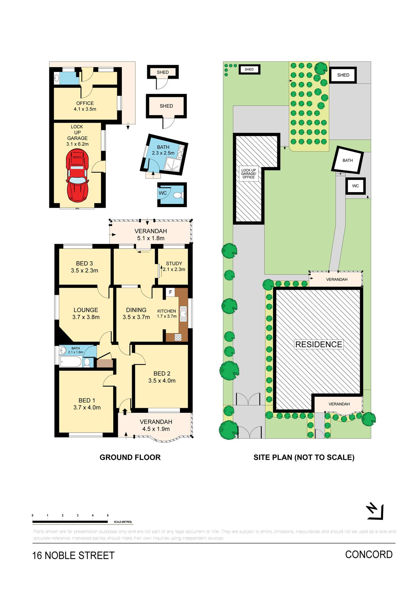 Floorplan of Homely house listing, 16 Noble Street, Concord NSW 2137