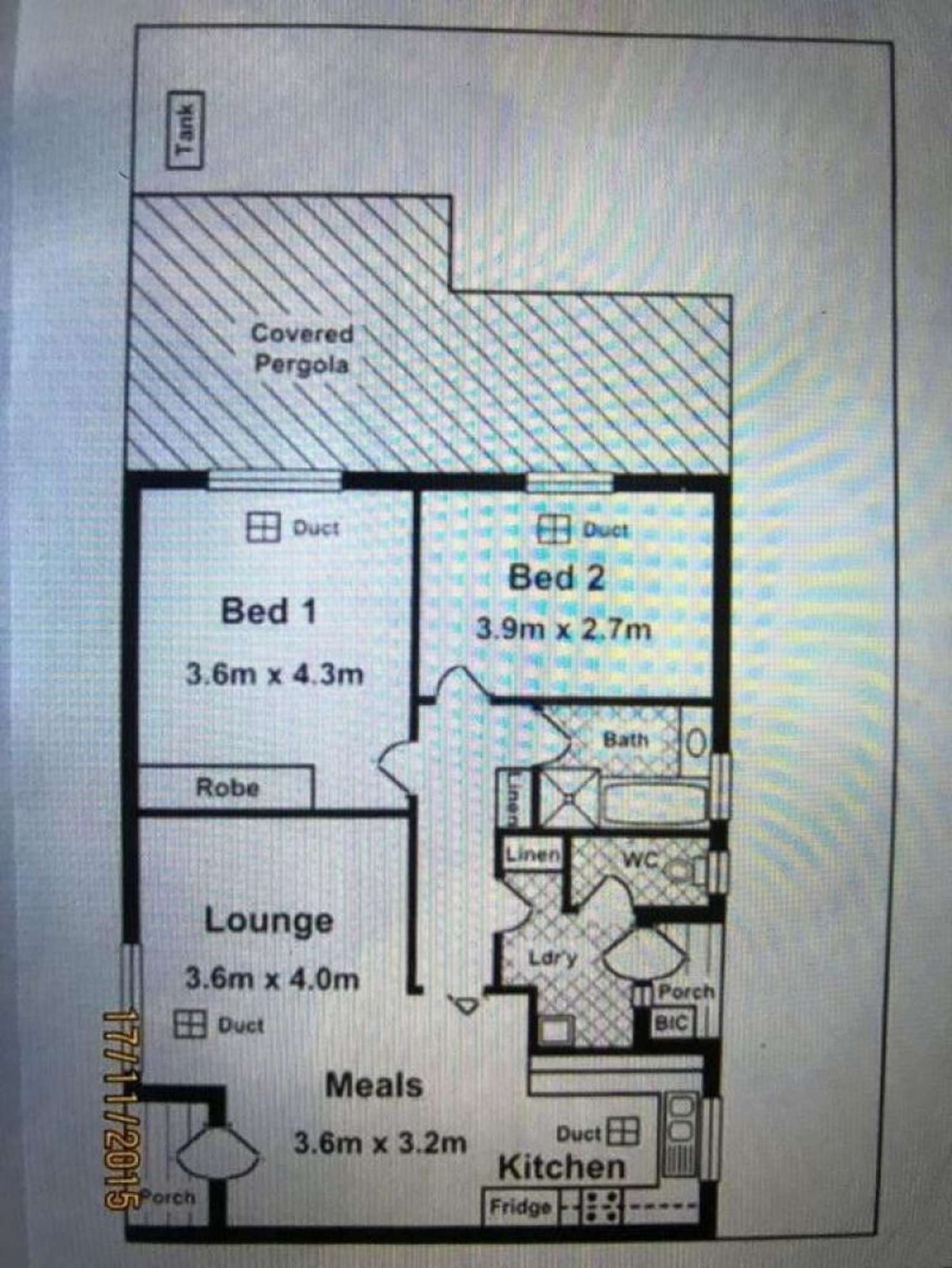 Floorplan of Homely unit listing, 5/26 East Parade, Kingswood SA 5062