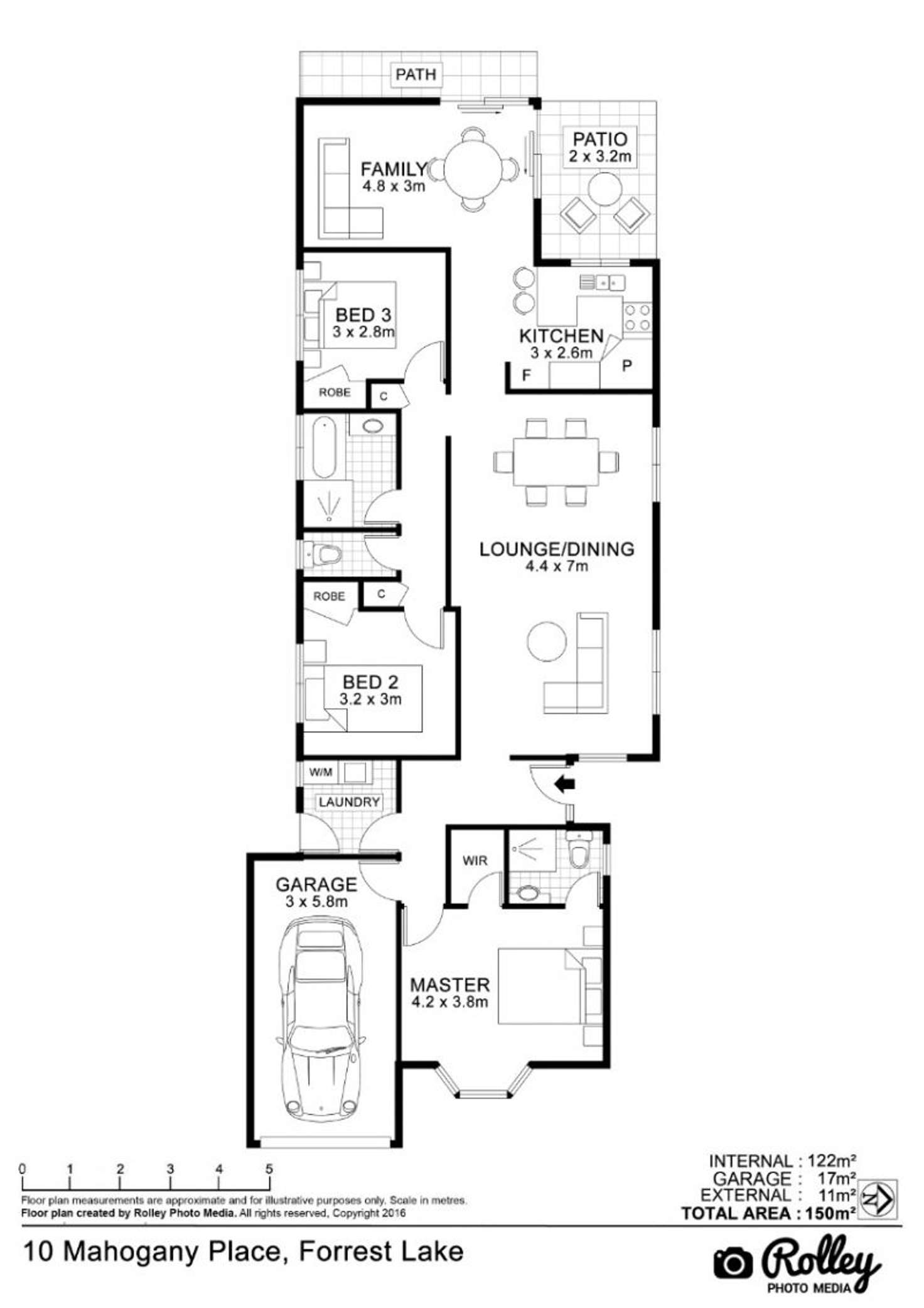 Floorplan of Homely house listing, 10 Mahogany Place, Forest Lake QLD 4078