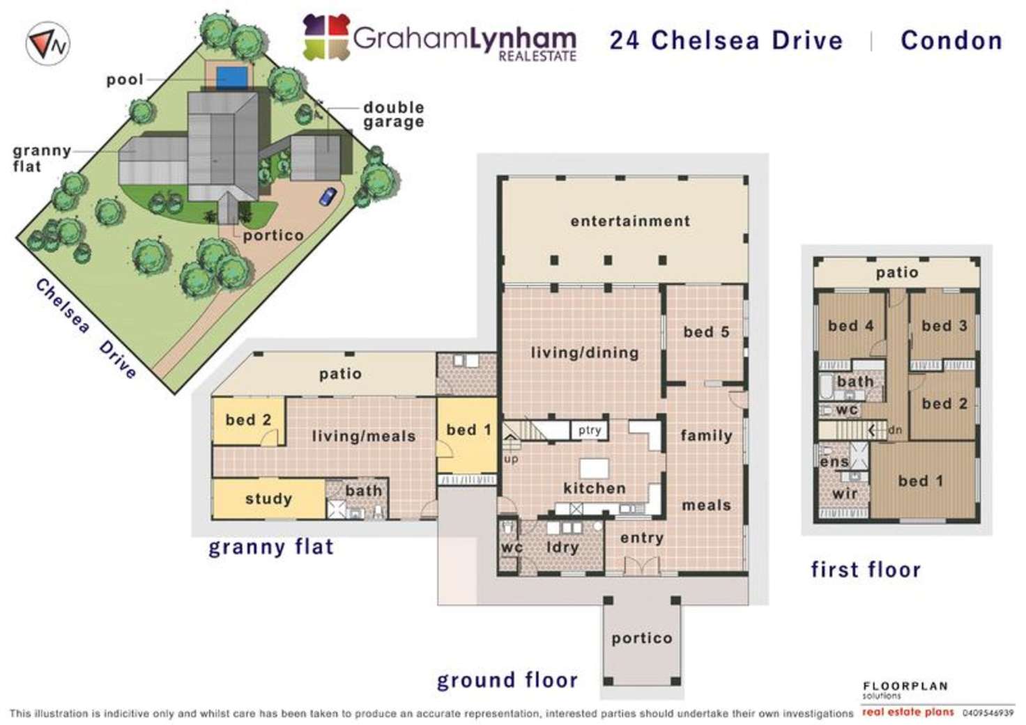 Floorplan of Homely house listing, 24 Chelsea Drive, Condon QLD 4815