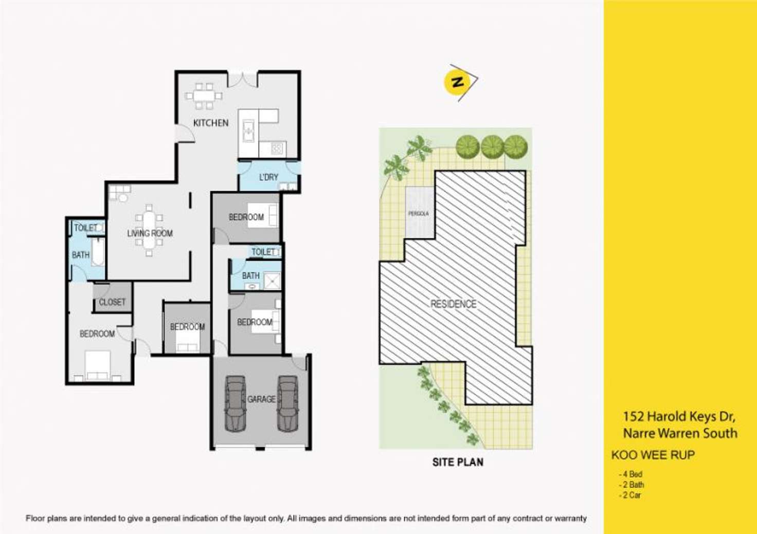 Floorplan of Homely house listing, 152 Harold Keys Drive, Narre Warren South VIC 3805