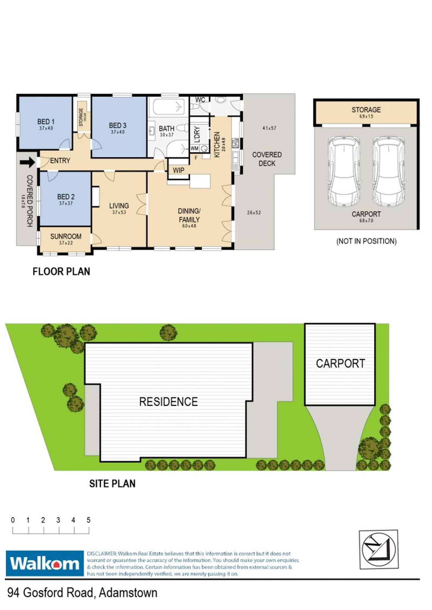 Floorplan of Homely house listing, 94 Gosford Road, Adamstown NSW 2289