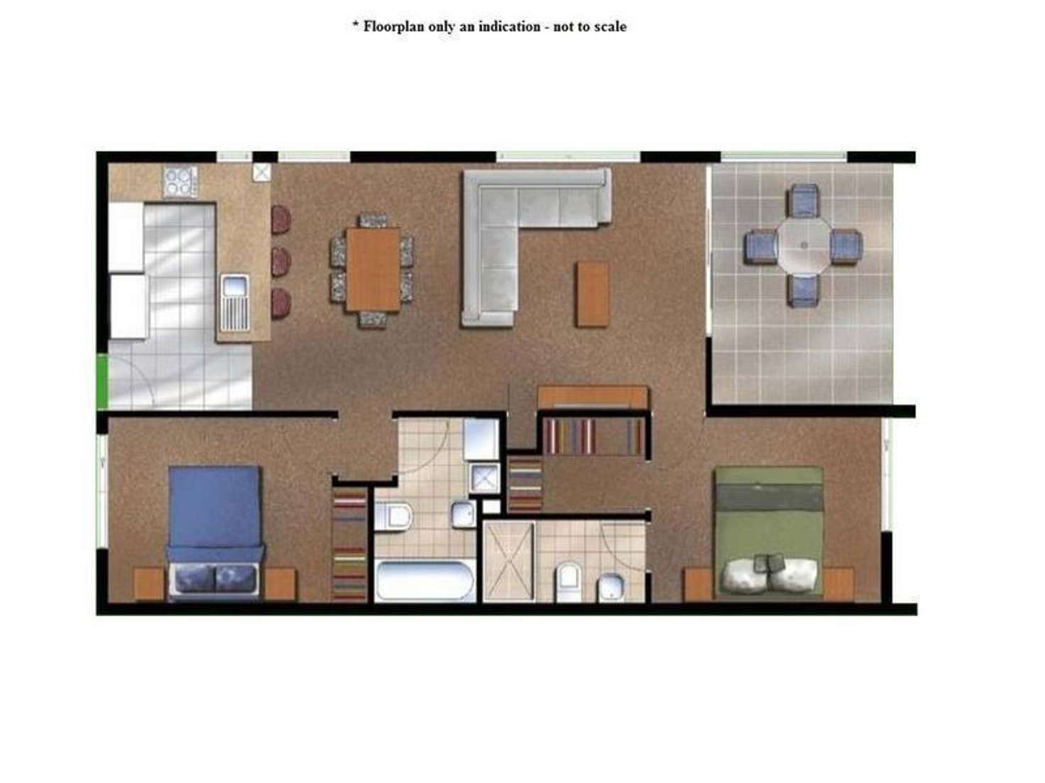 Floorplan of Homely apartment listing, 3/23 Potts Street, East Brisbane QLD 4169