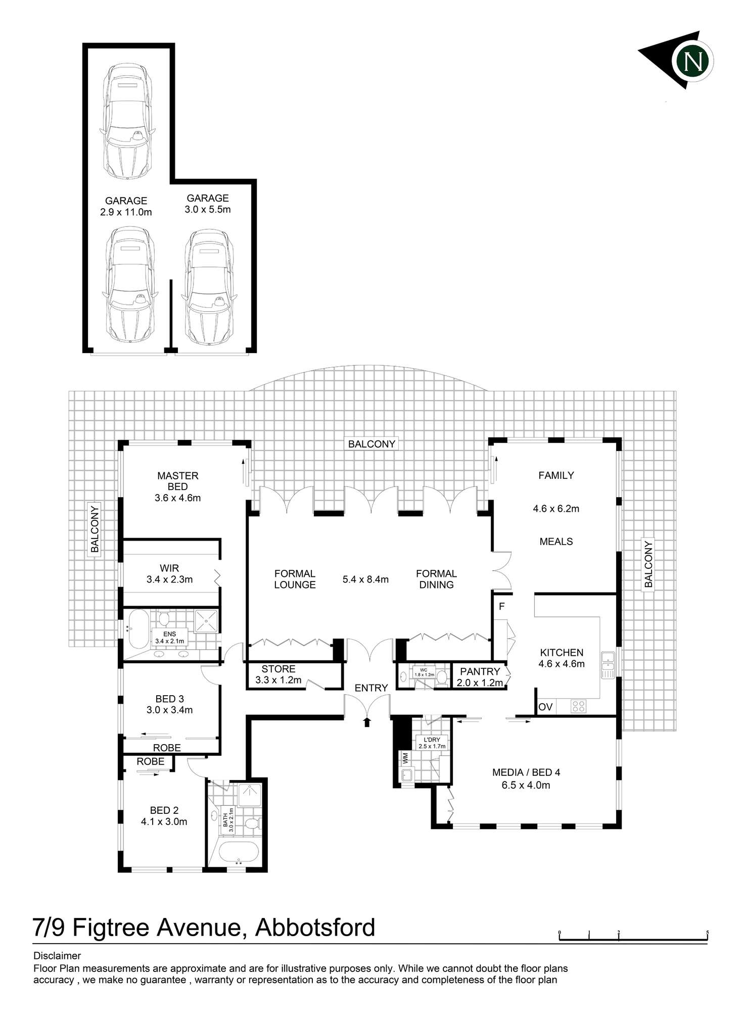 Floorplan of Homely apartment listing, 7/9 Figtree Avenue, Abbotsford NSW 2046