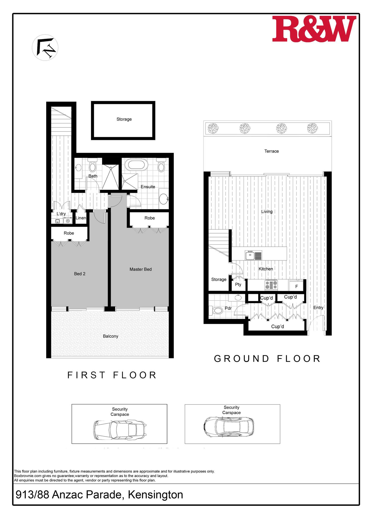 Floorplan of Homely apartment listing, 913/88 Anzac Parade, Kensington NSW 2033