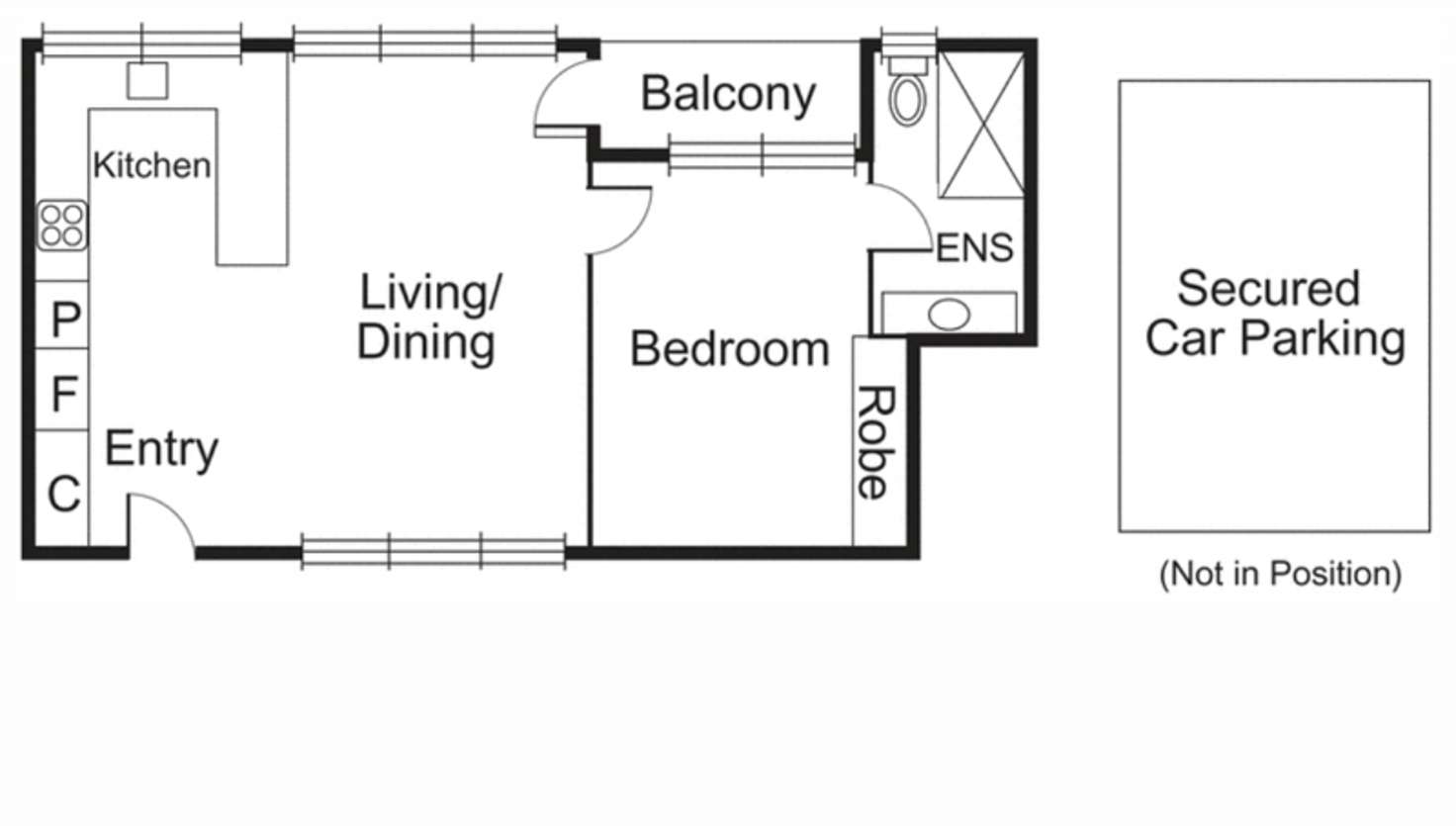 Floorplan of Homely apartment listing, 8/11 Mcdonald St, Mordialloc VIC 3195