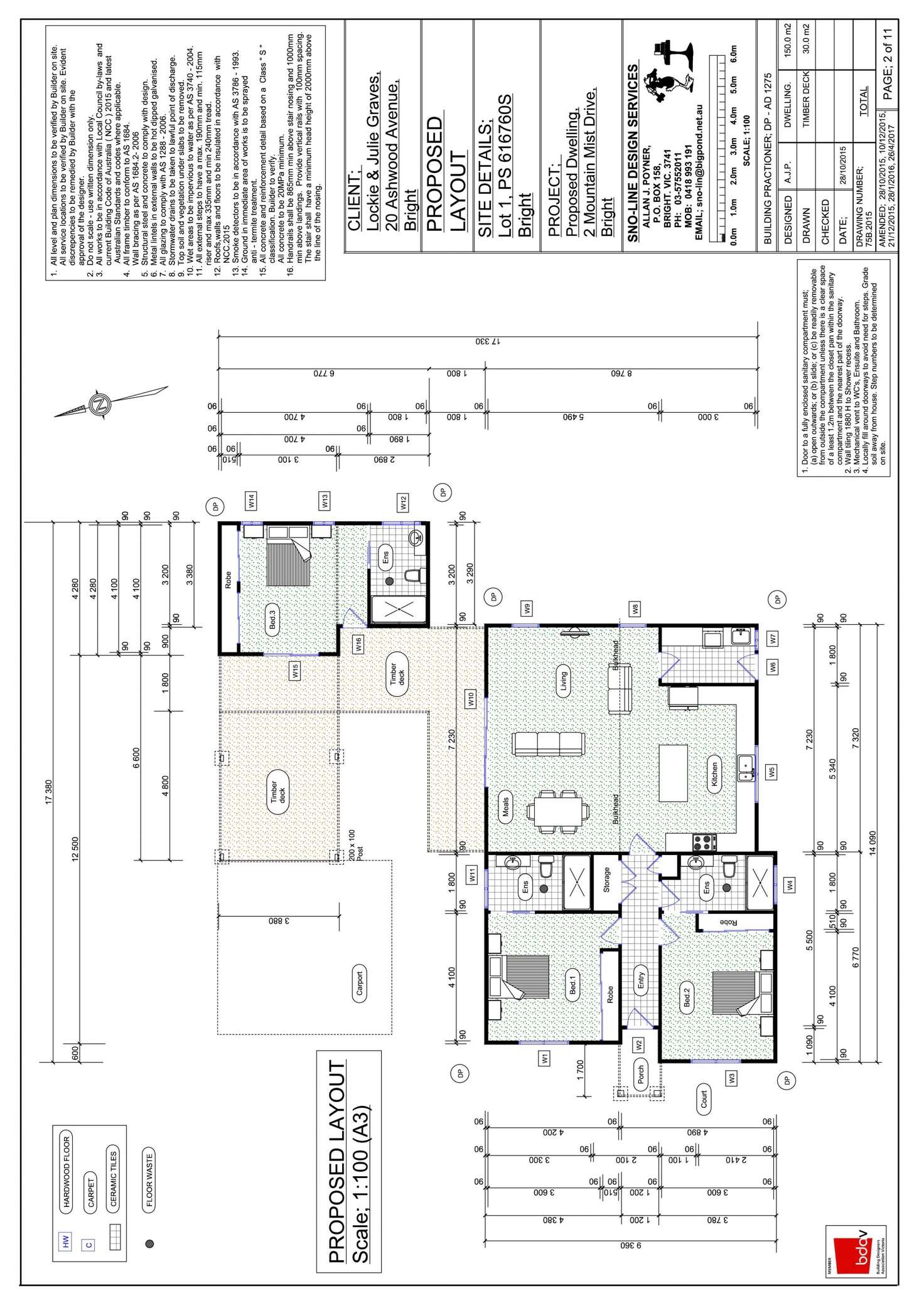 Floorplan of Homely house listing, 2 Mountain Mist Drive, Bright VIC 3741