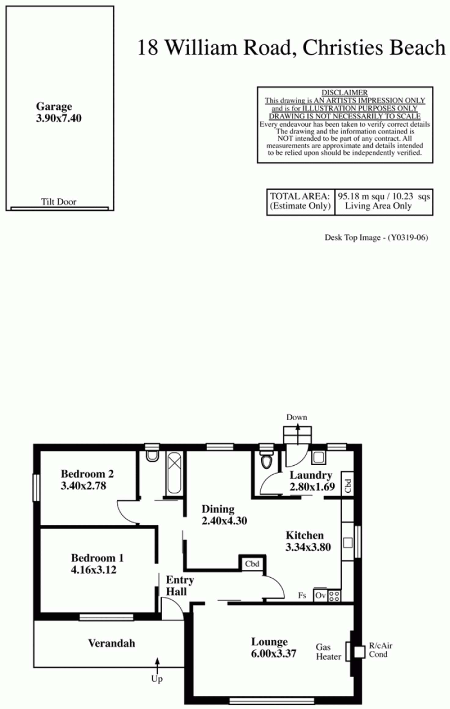 Floorplan of Homely house listing, 18 William Road, Christies Beach SA 5165