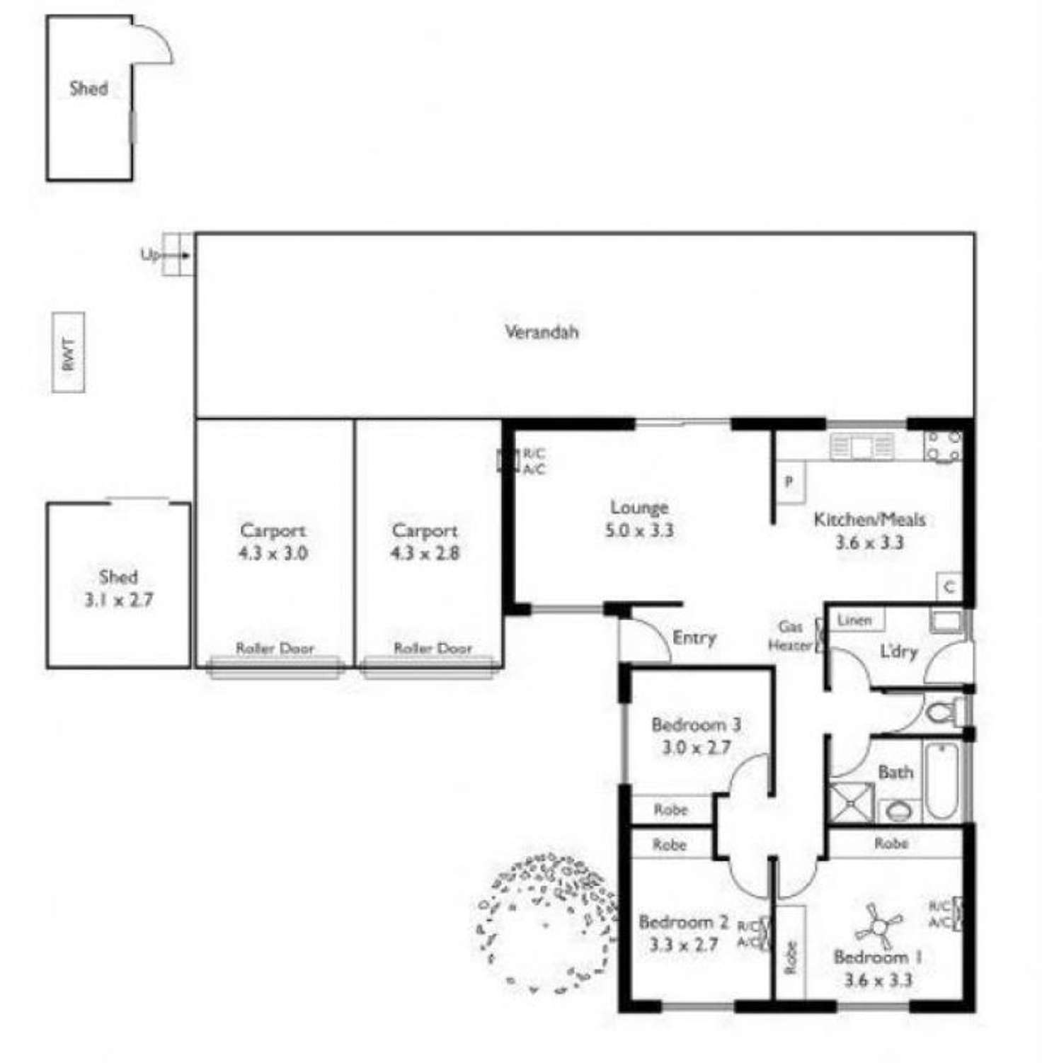 Floorplan of Homely house listing, 11 Taranaki Crescent, Noarlunga Downs SA 5168