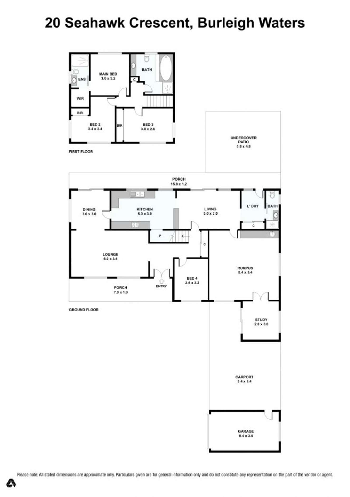 Floorplan of Homely house listing, 20 Seahawk Crescent, Burleigh Waters QLD 4220