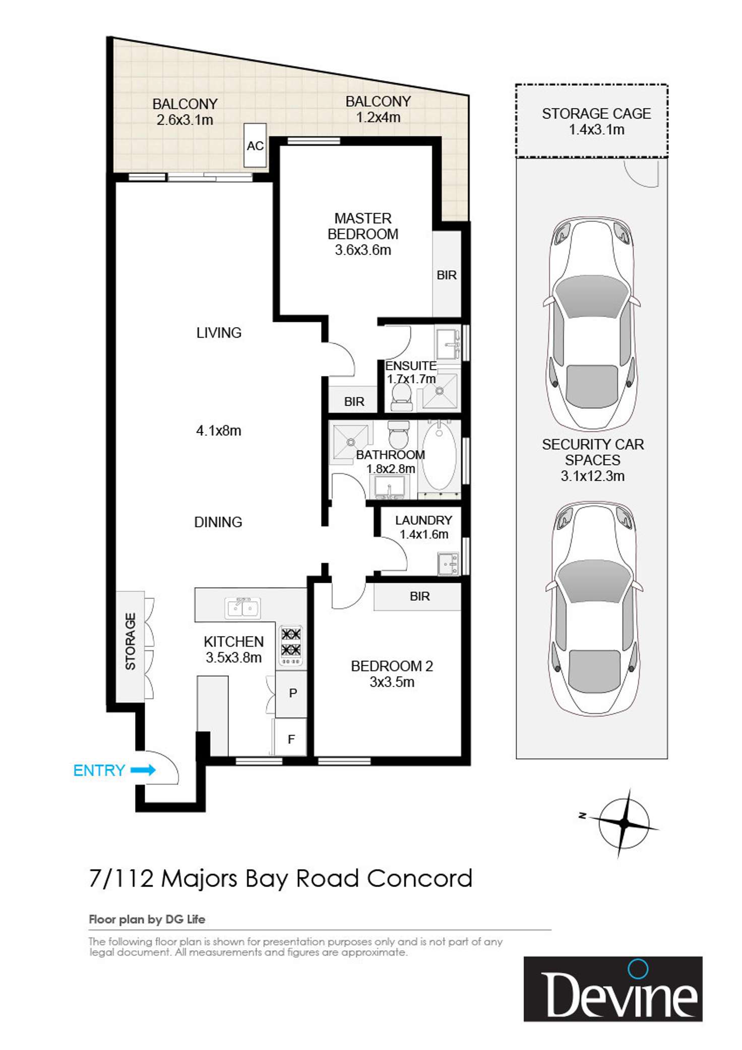 Floorplan of Homely apartment listing, 7/112 Majors Bay Road, Concord NSW 2137