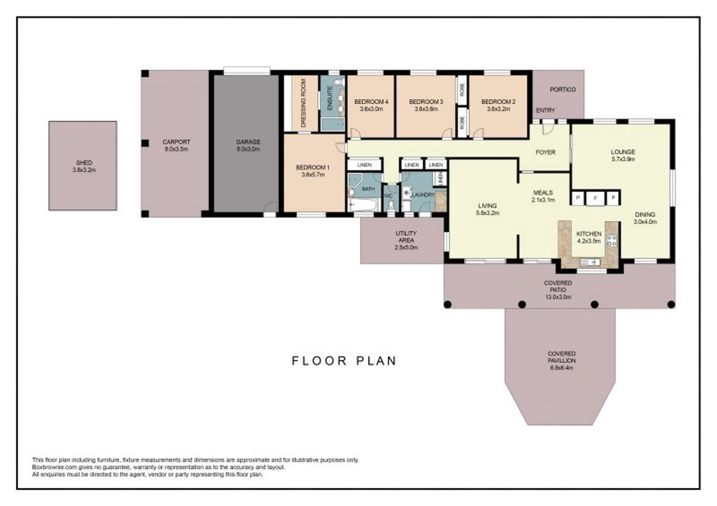 Floorplan of Homely house listing, Address available on request