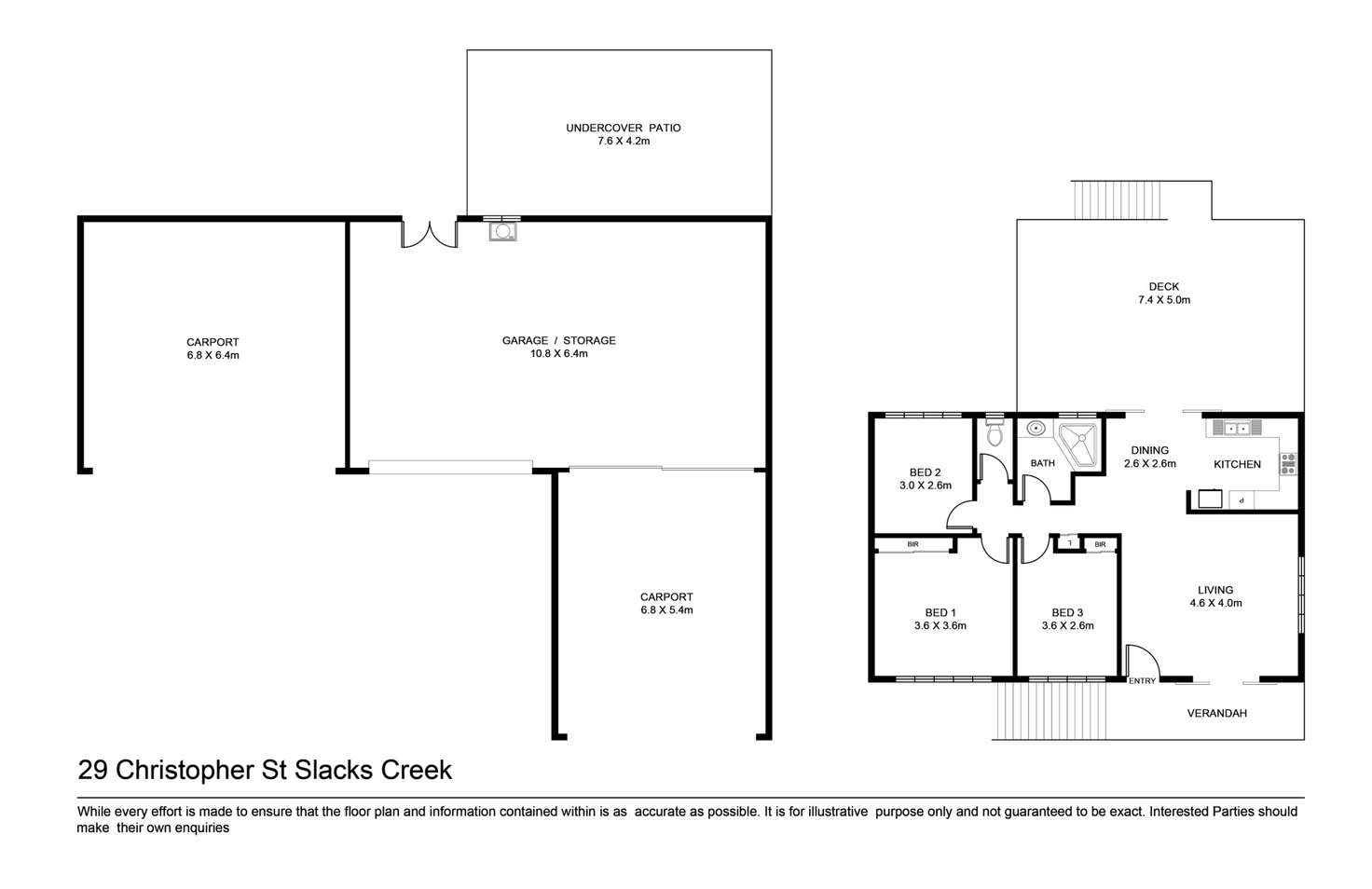Floorplan of Homely house listing, 29 Christopher St, Slacks Creek QLD 4127