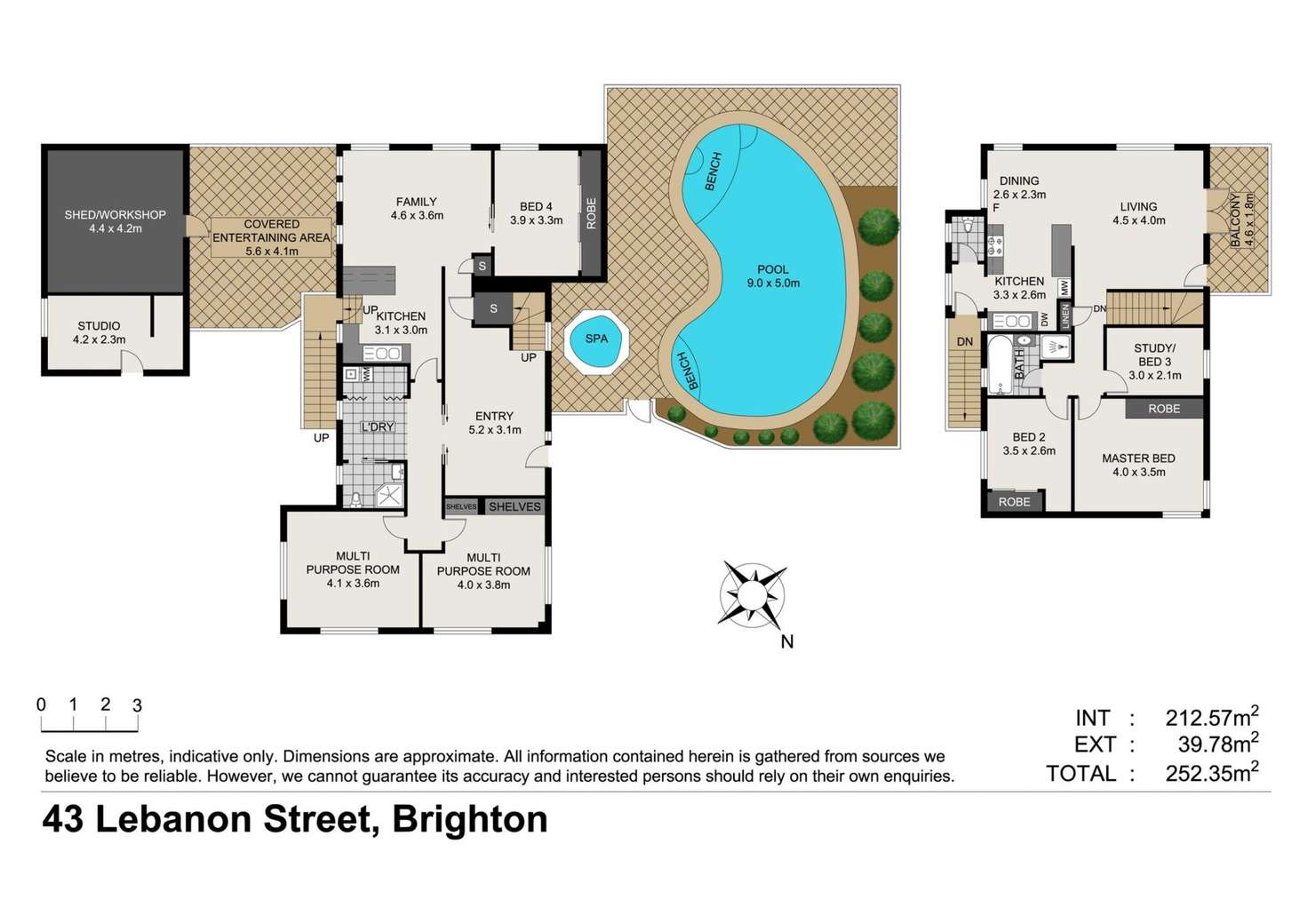 Floorplan of Homely house listing, 43 Lebanon Street, Brighton QLD 4017