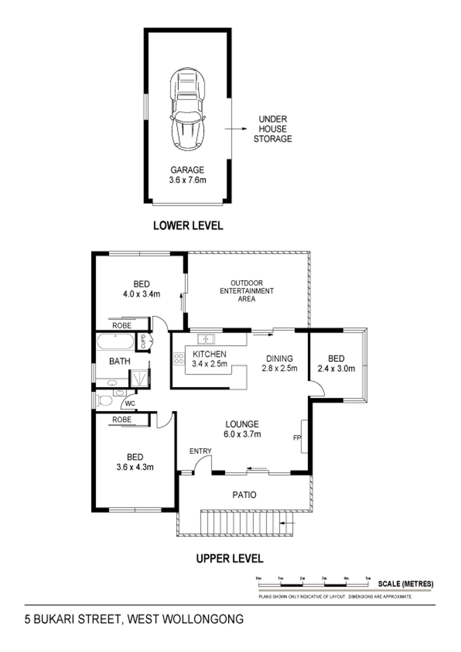 Floorplan of Homely house listing, 5 Bukari Street, West Wollongong NSW 2500