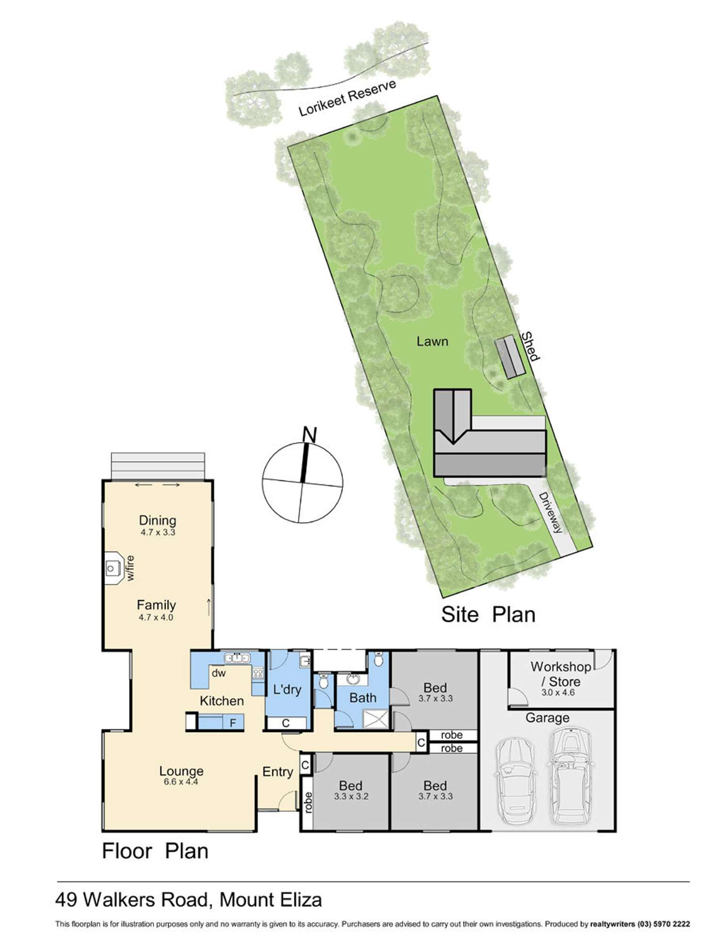 Floorplan of Homely house listing, 49 Walkers Road, Mount Eliza VIC 3930