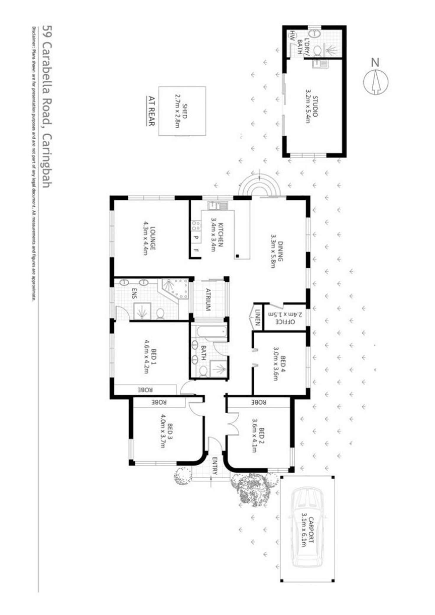 Floorplan of Homely house listing, 59 Carabella Road, Caringbah NSW 2229