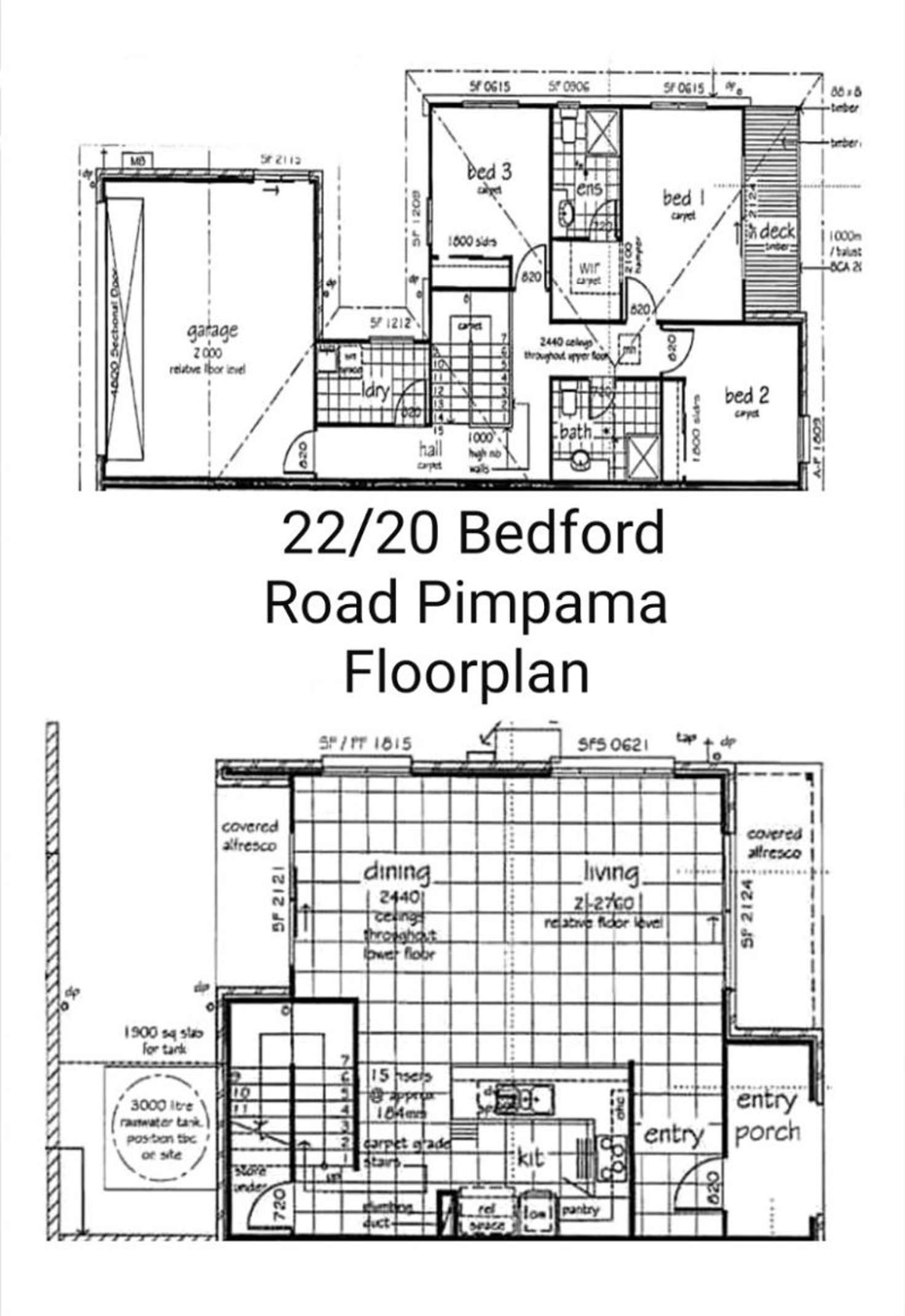 Floorplan of Homely townhouse listing, 22/20 Bedford Road, Pimpama QLD 4209