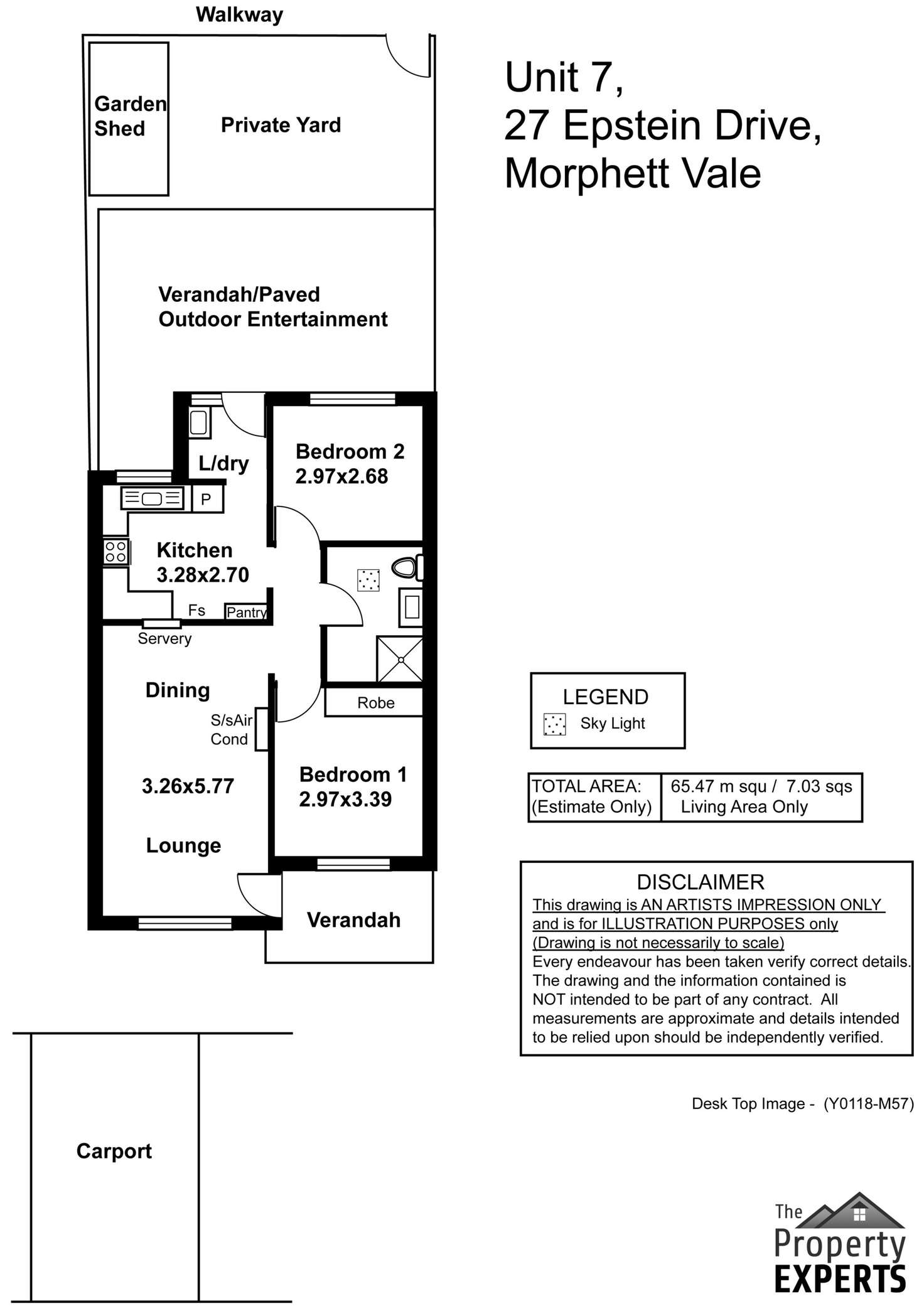 Floorplan of Homely unit listing, 7/27 Epstein Drive, Morphett Vale SA 5162