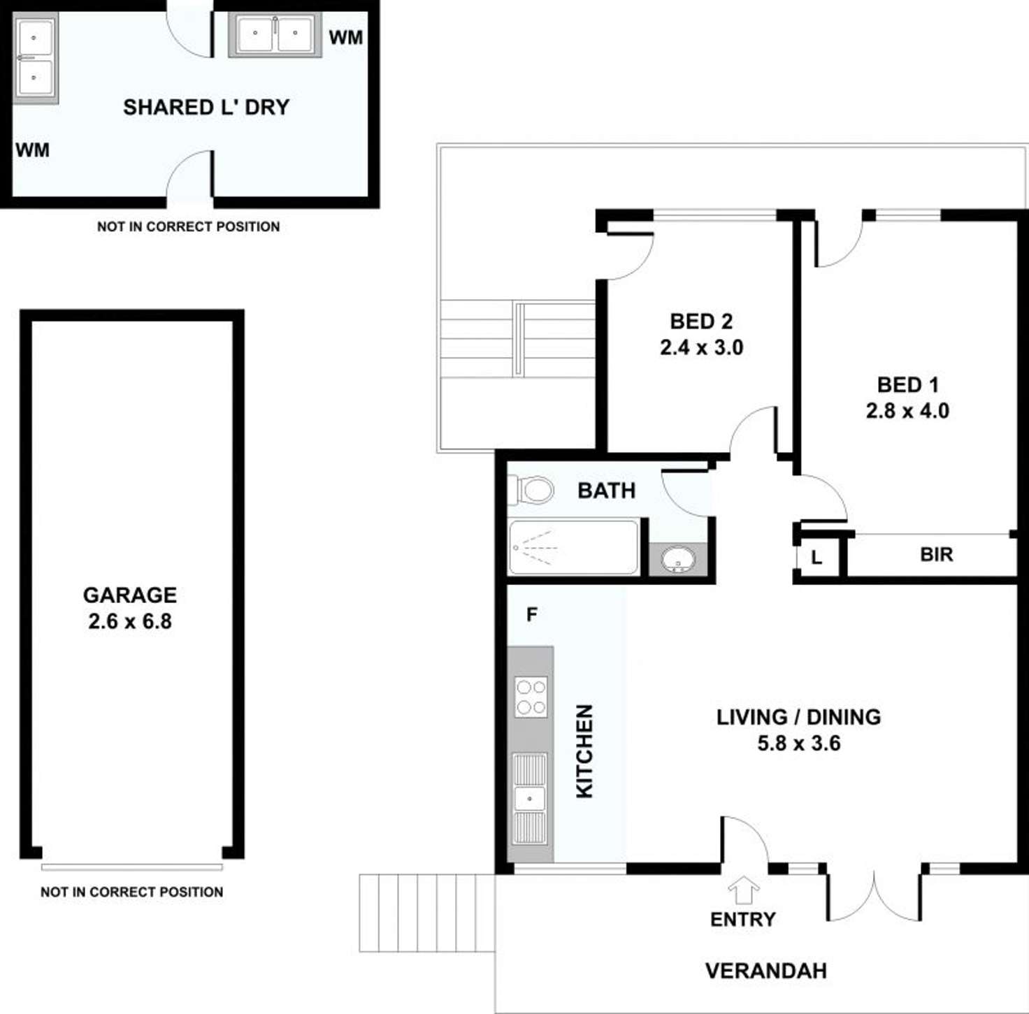 Floorplan of Homely unit listing, 4/9 Westerham Street, Taringa QLD 4068