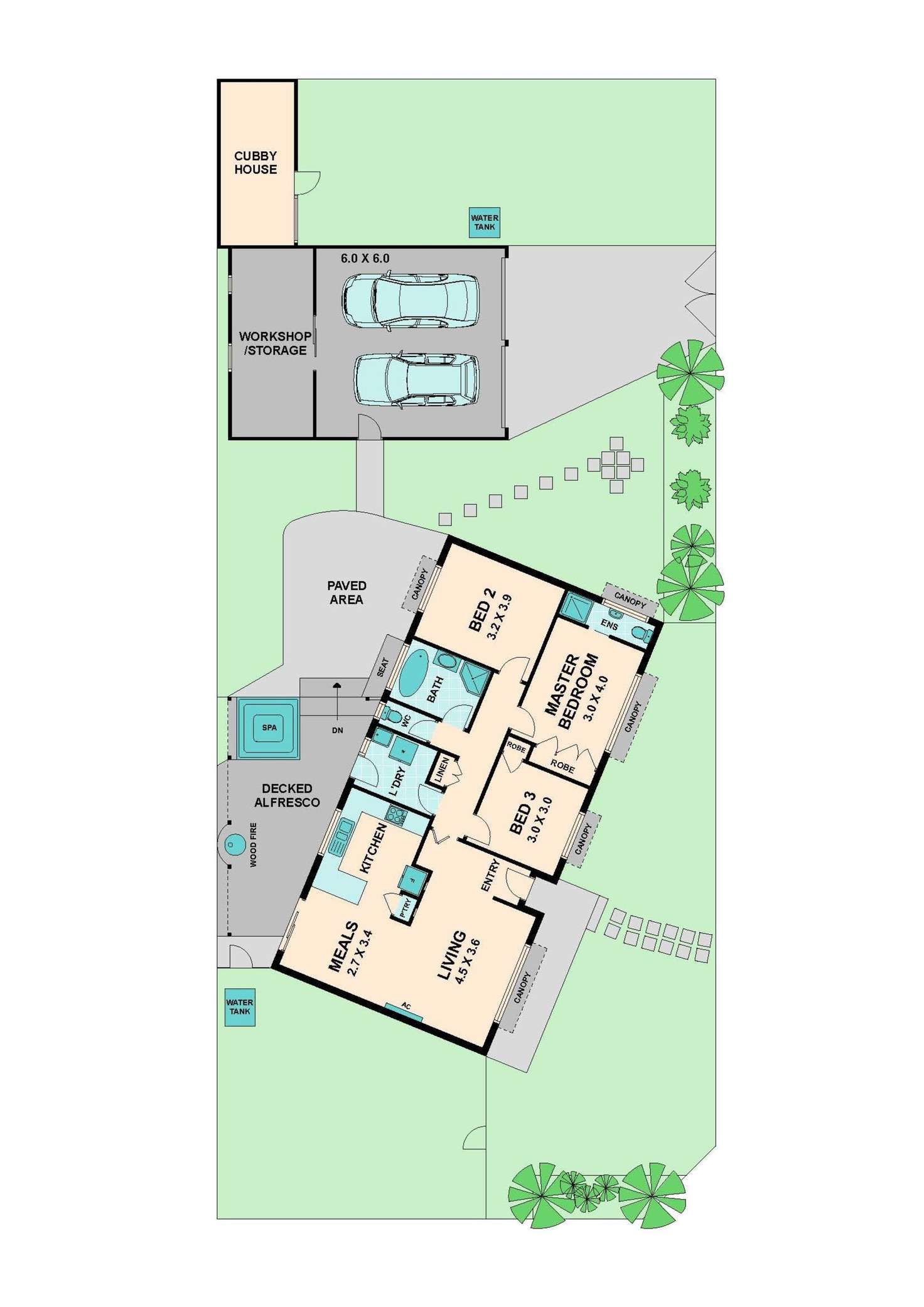 Floorplan of Homely house listing, 89 Queen Street, Wallan VIC 3756