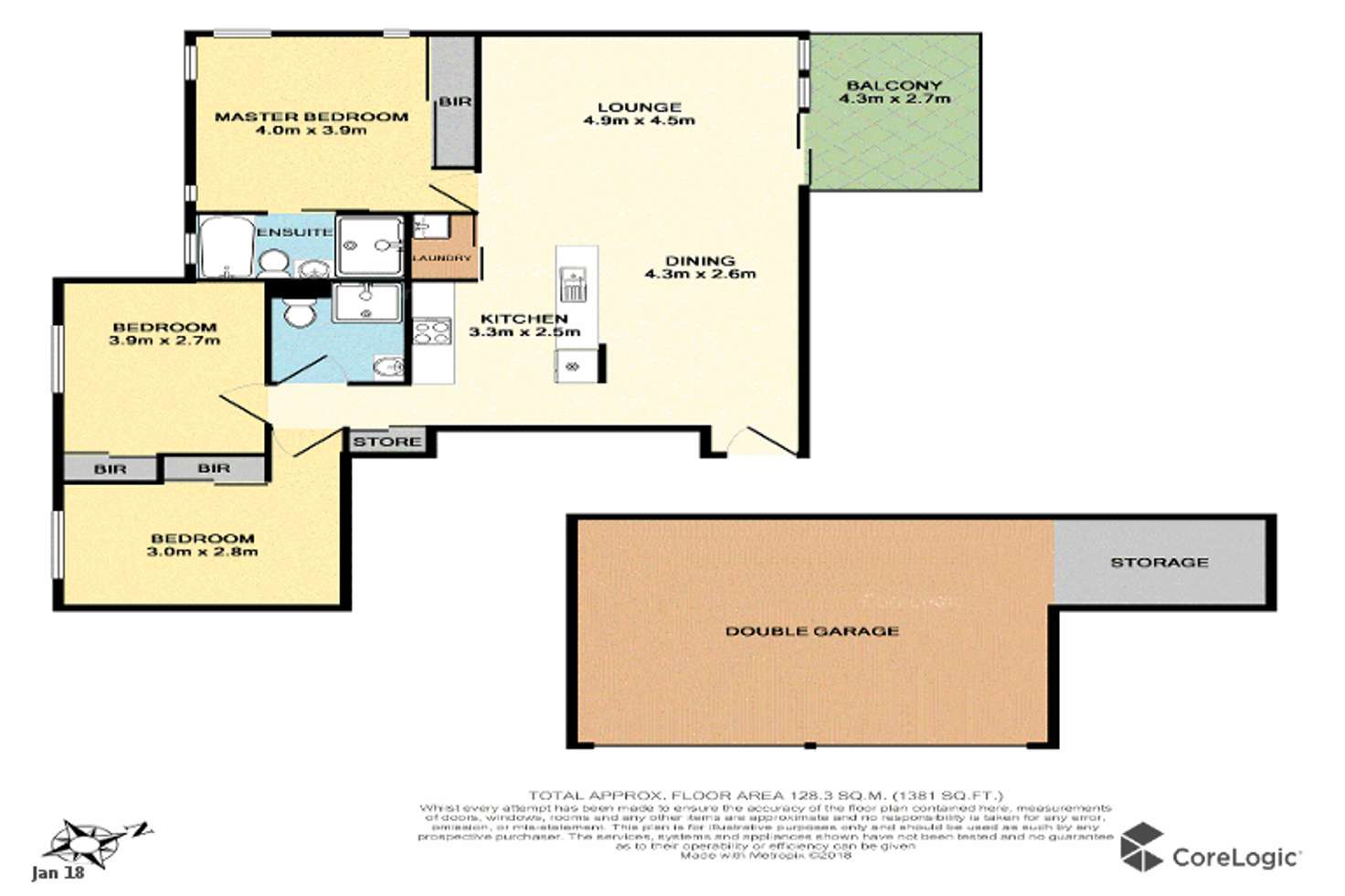 Floorplan of Homely apartment listing, 24/12-14 Benedict Court, Holroyd NSW 2142