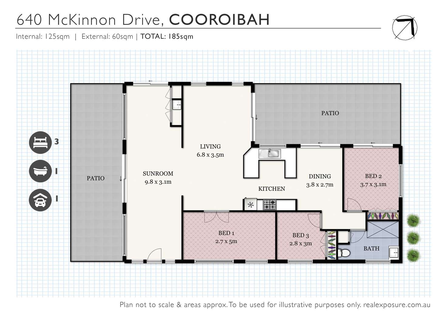 Floorplan of Homely house listing, 640 McKinnon Drive, Cooroibah QLD 4565