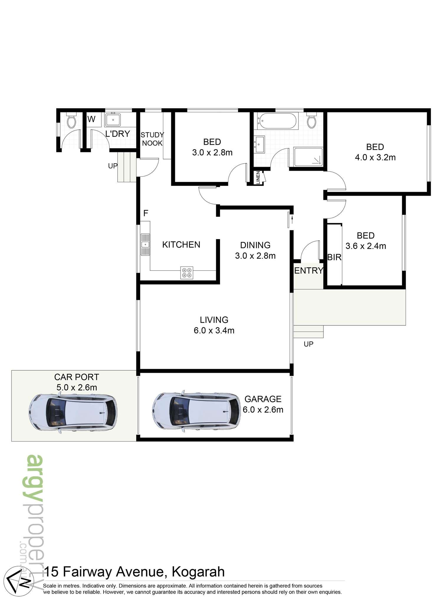 Floorplan of Homely house listing, 15 Fairway Avenue, Kogarah NSW 2217