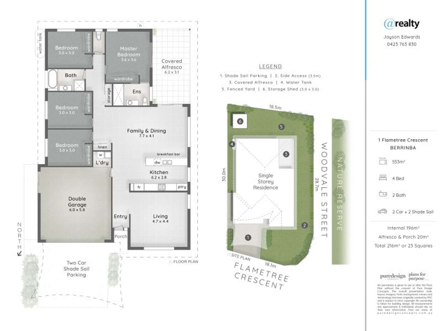 Floorplan of Homely house listing, 1 Flametree Crescent, Berrinba QLD 4117