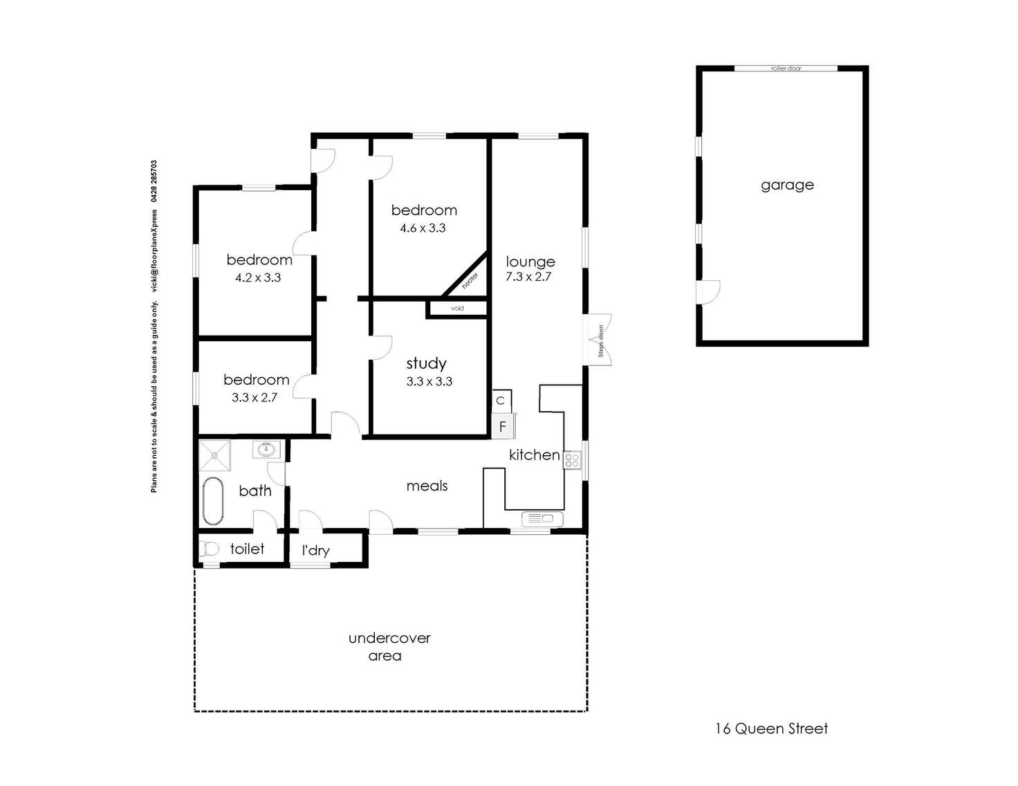 Floorplan of Homely house listing, 16 Queen Street, The Rock NSW 2655