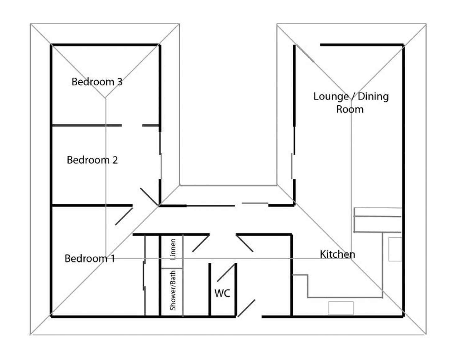 Floorplan of Homely acreageSemiRural listing, 5 Hardy Road, Bouldercombe QLD 4702