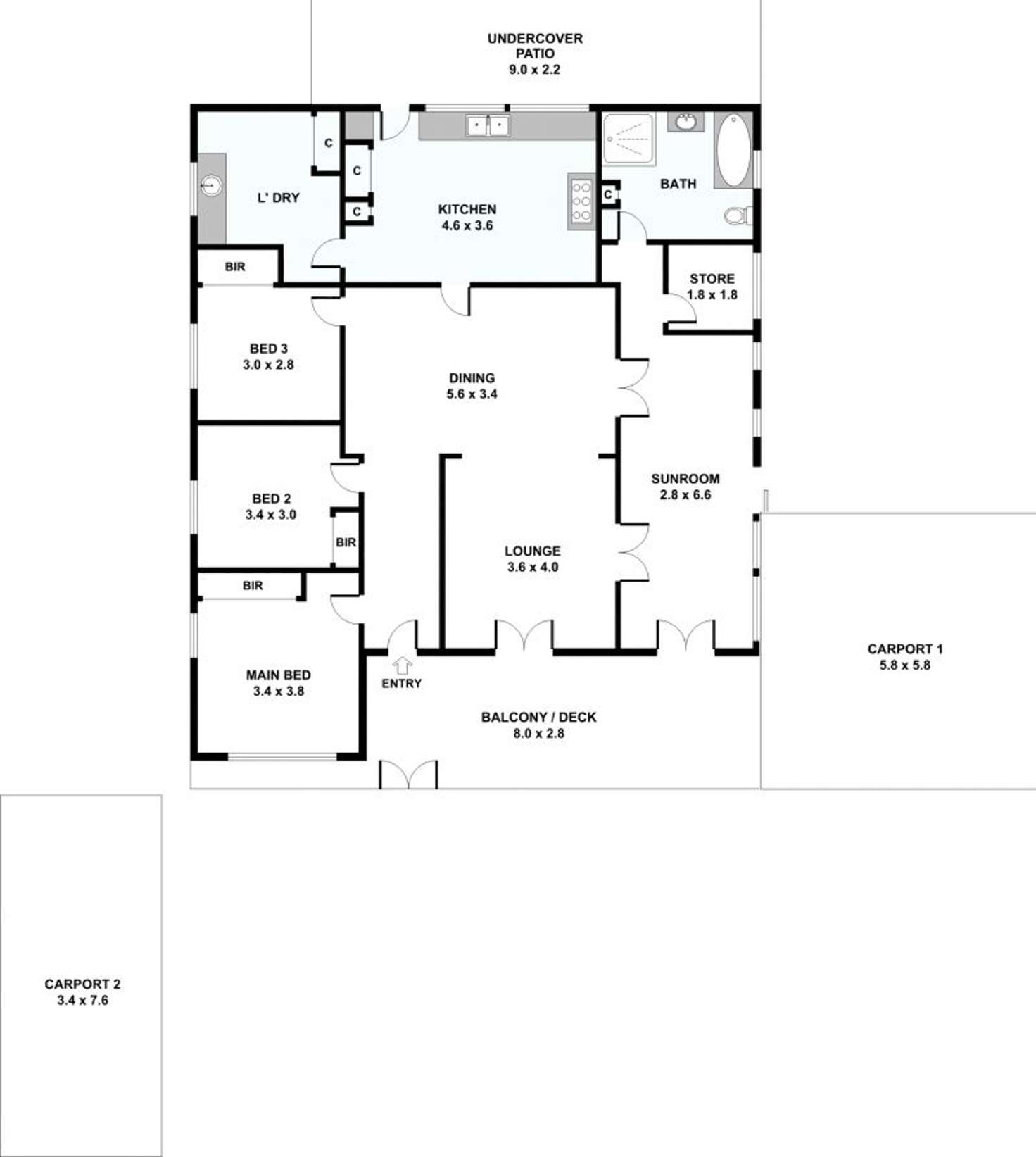 Floorplan of Homely house listing, 145 Gympie Street, Northgate QLD 4013