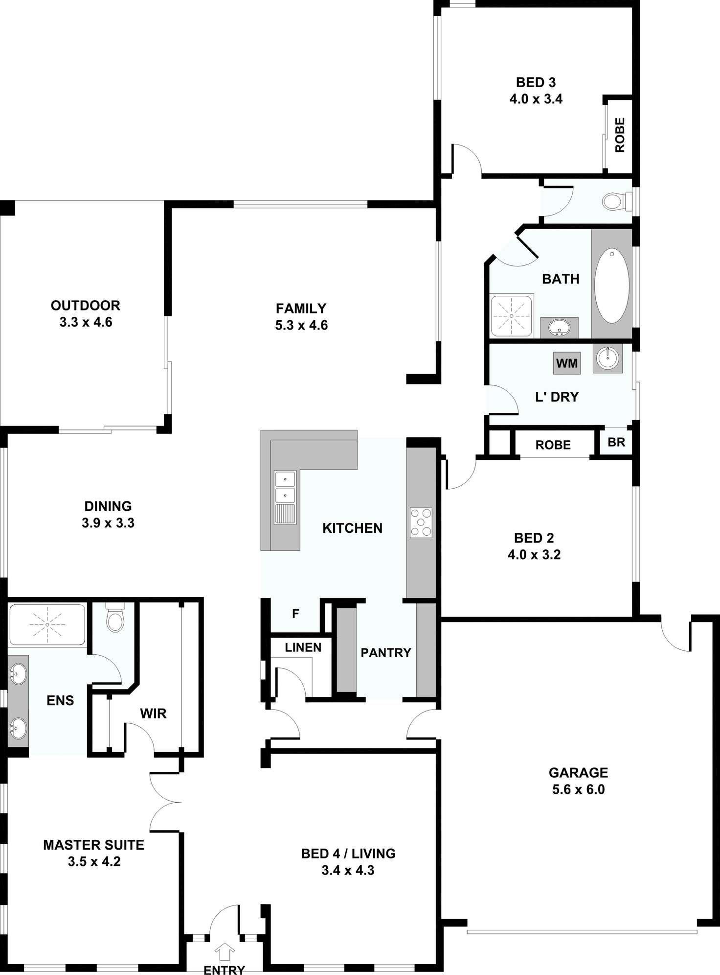 Floorplan of Homely house listing, 52 Kurrajong Crescent, Meridan Plains QLD 4551