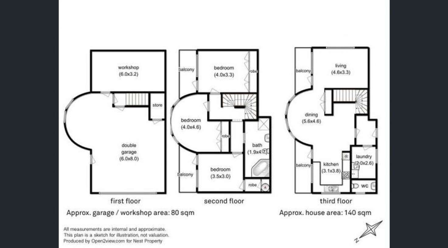 Floorplan of Homely house listing, 10/54 Nicholas Drive, Sandy Bay TAS 7005