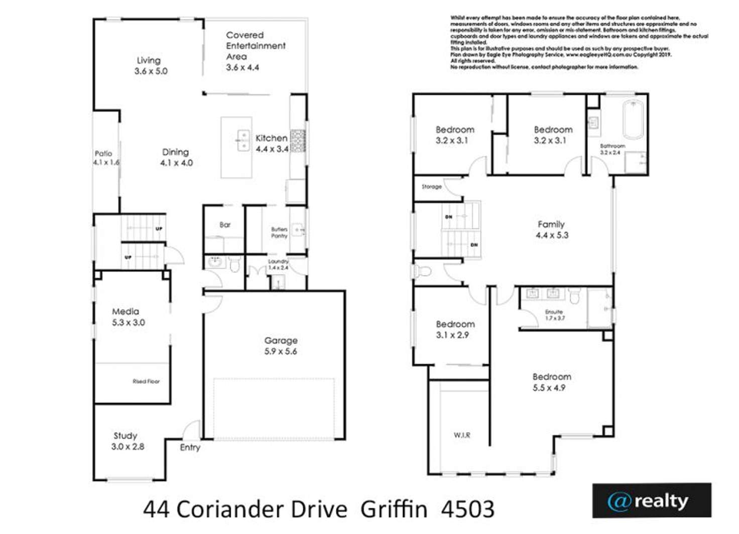 Floorplan of Homely house listing, 44 Coriander Drive, Griffin QLD 4503