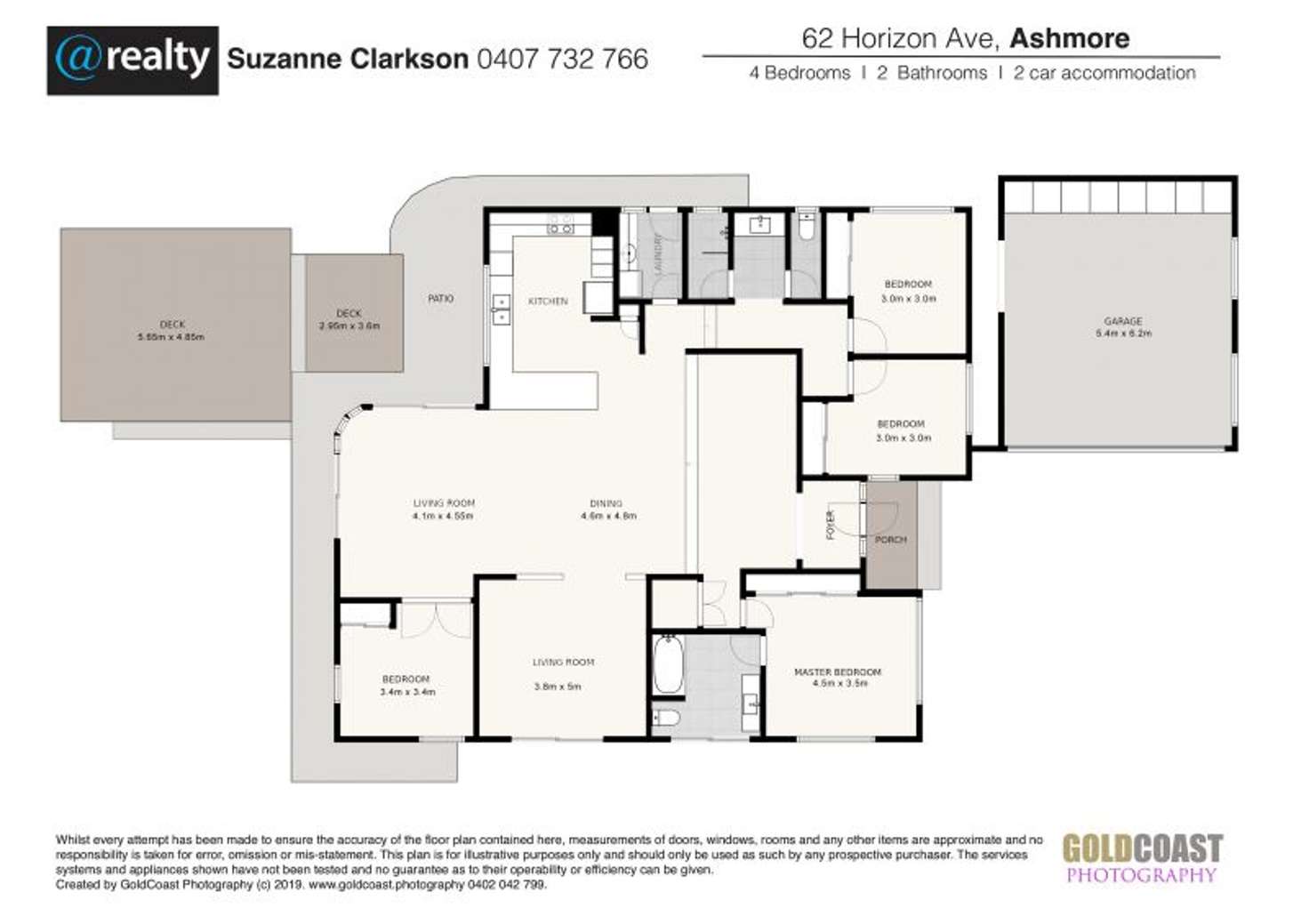 Floorplan of Homely house listing, 62 Horizon Avenue, Ashmore QLD 4214