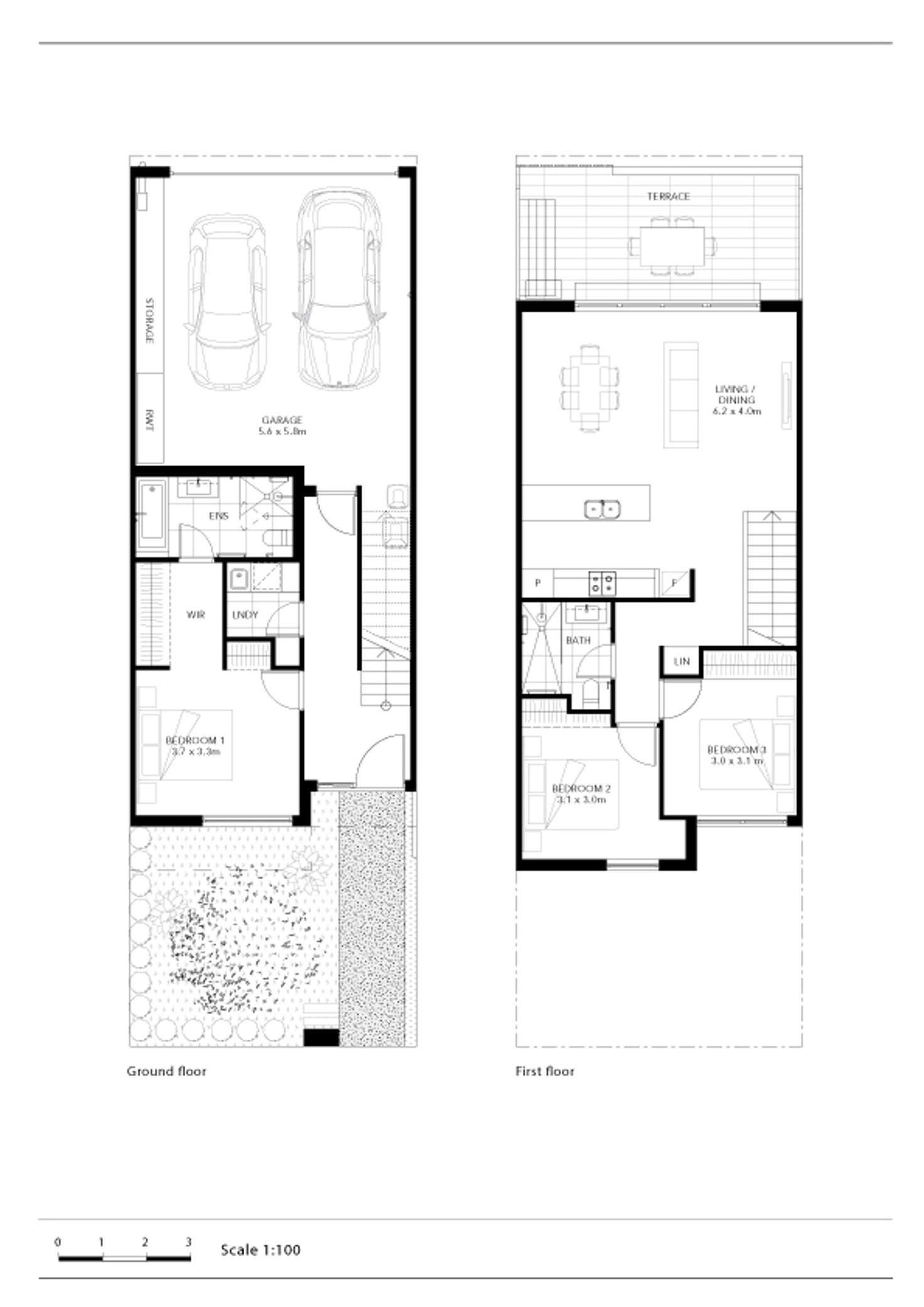 Floorplan of Homely townhouse listing, Lot 44/430 Blackshaws RD, Altona North VIC 3025