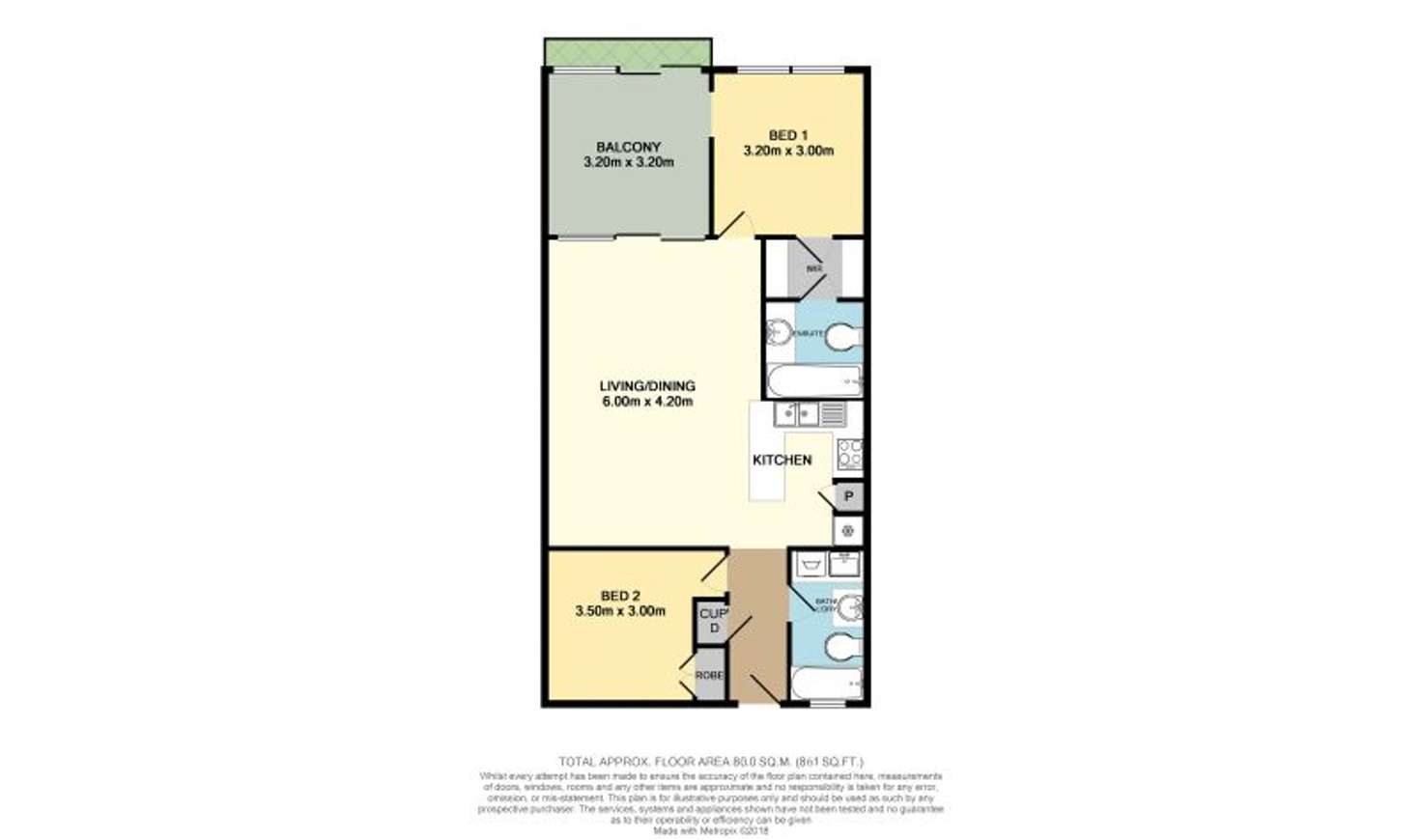 Floorplan of Homely apartment listing, 7/275 Cornwall Street, Greenslopes QLD 4120