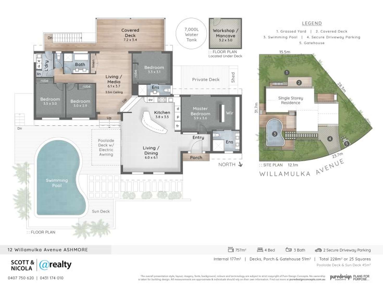 Floorplan of Homely house listing, 12 Willamulka Avenue, Ashmore QLD 4214