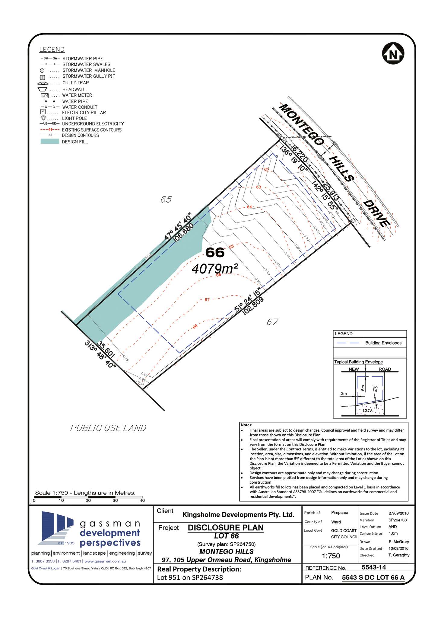 Floorplan of Homely residentialLand listing, 61 Montego Hills Drive, Kingsholme QLD 4208