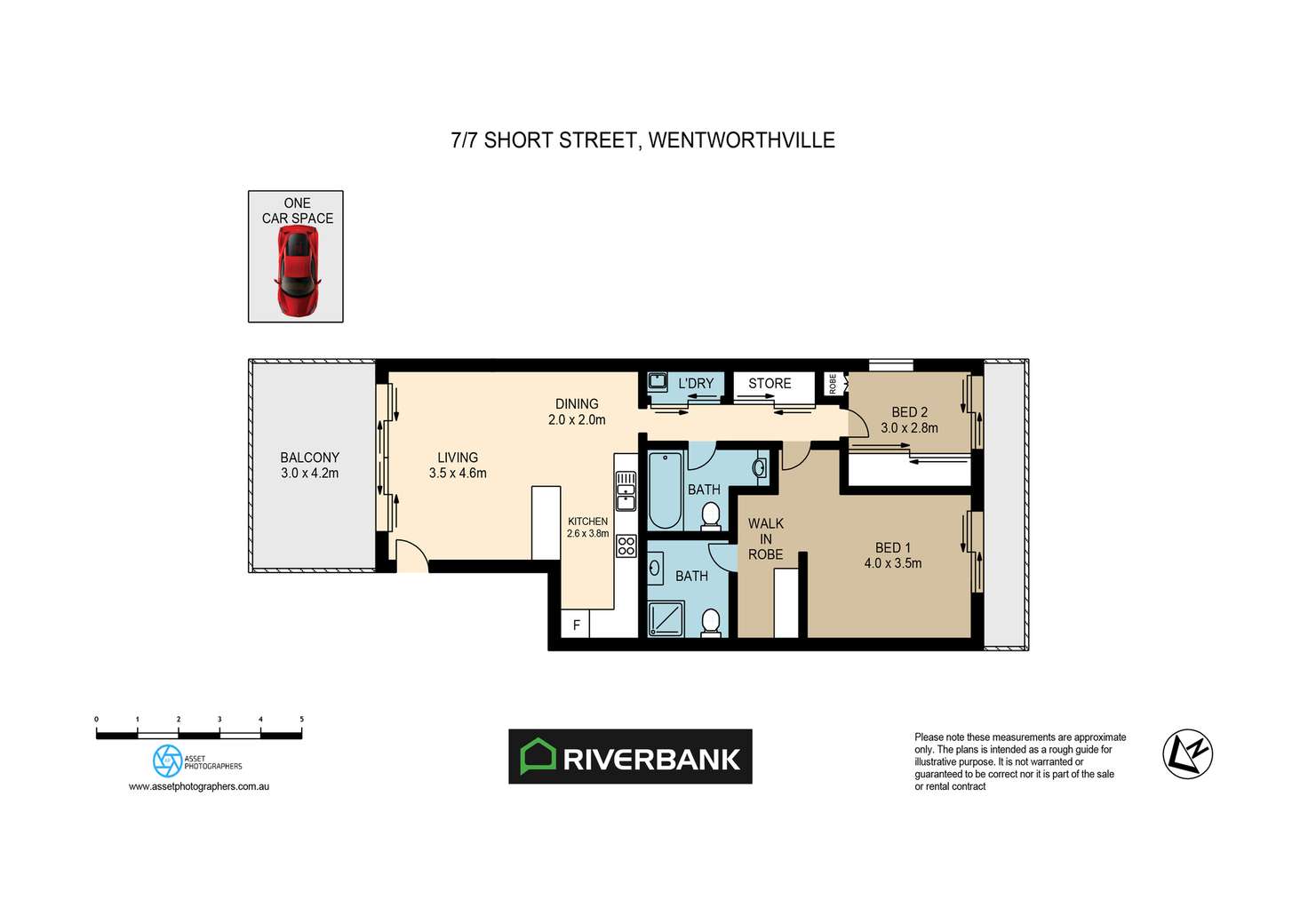 Floorplan of Homely unit listing, 7/7-9 Short Street, Wentworthville NSW 2145