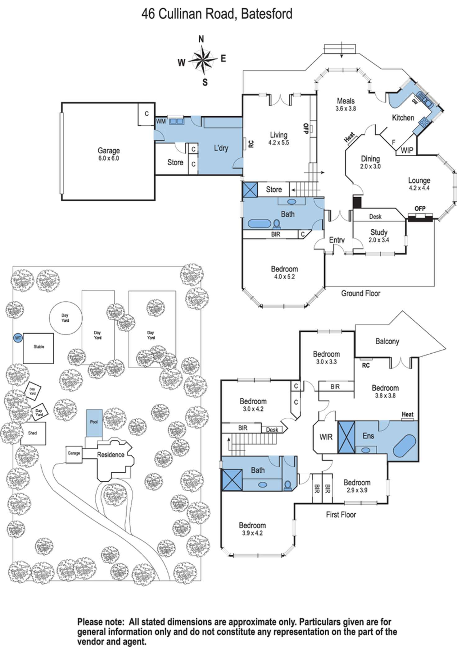 Floorplan of Homely ruralOther listing, 46 Cullinan Road, Batesford VIC 3213