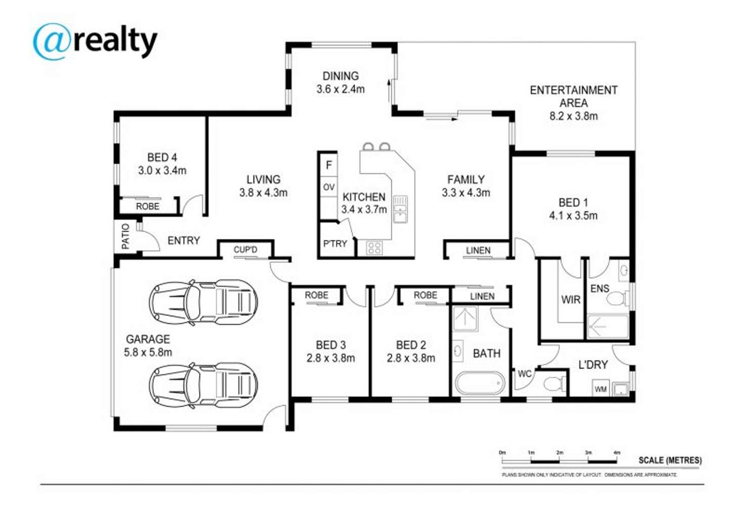 Floorplan of Homely house listing, 5 Britannia Court, Narangba QLD 4504